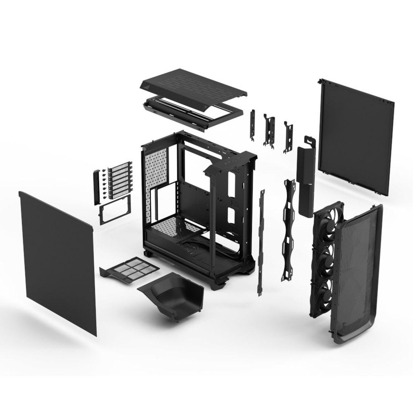 Корпус Fractal Design Meshify 3 Black (FD-C-MES3A-01) Без БП