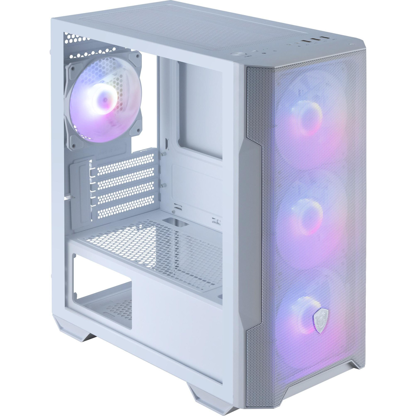 Корпус MSI MAG Forge M100R White (MAG FORGE M100R WHITE) Без БП