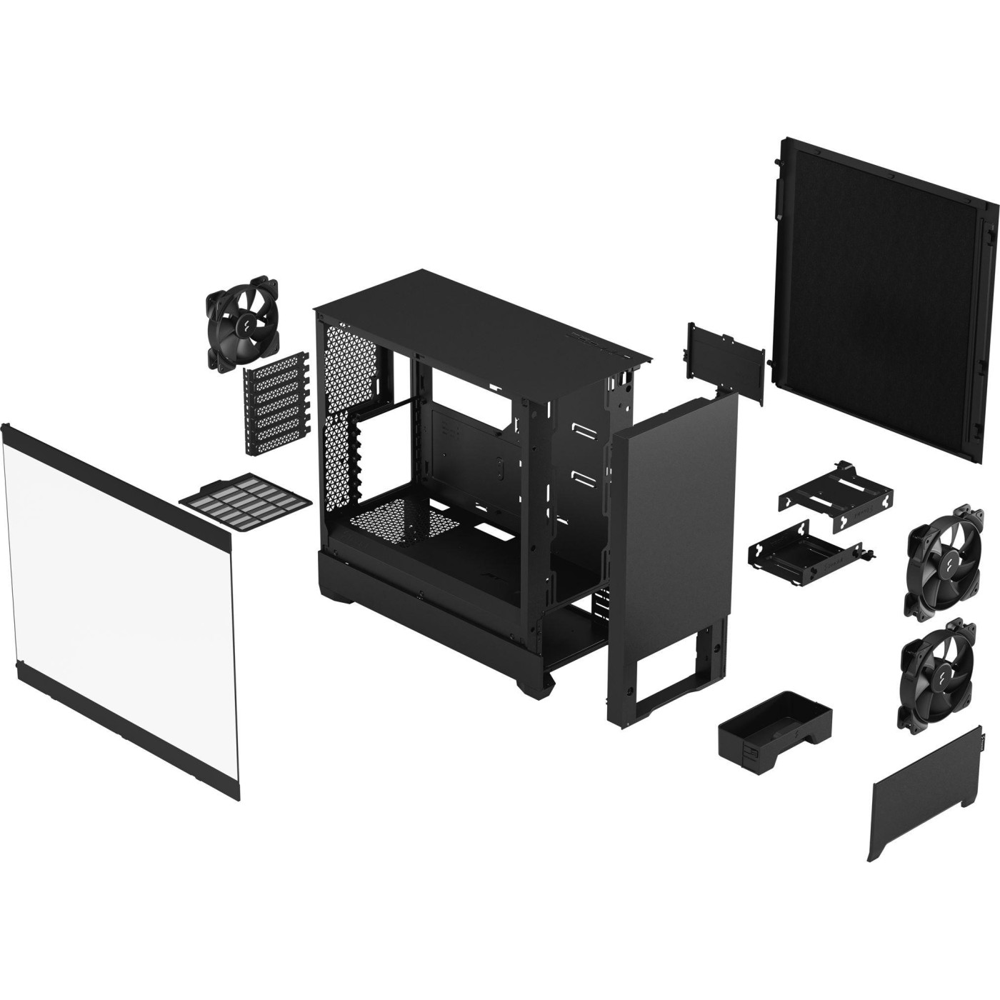 Корпус Fractal Design Pop Silent black (FD-C-POS1A-02) Без БП