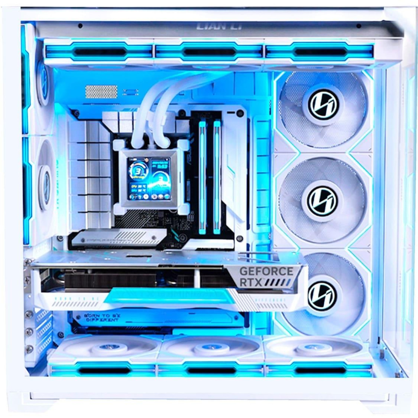 Корпус Lian Li O11 VISION Compact BTF White (G99.O11VPW.00) Без БП