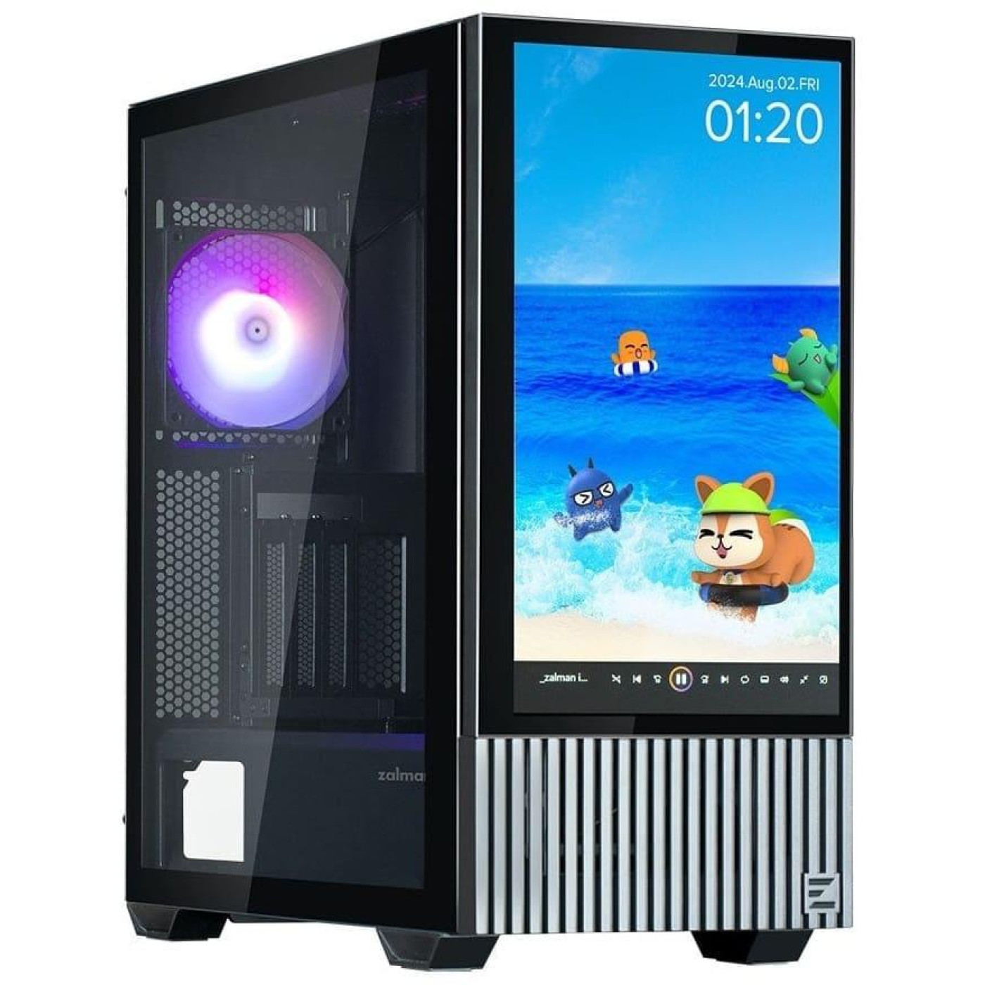 Корпус Zalman Z10 DS ATX Black (Z10DSBLACK) Без БП