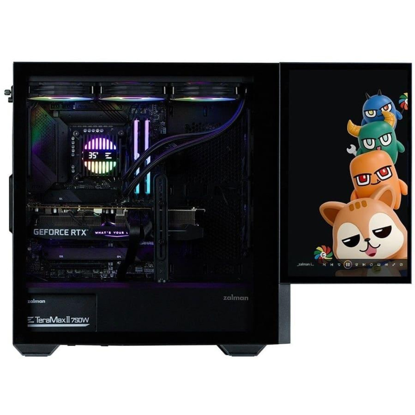 Корпус Zalman Z10 DS ATX Black (Z10DSBLACK) Без БП