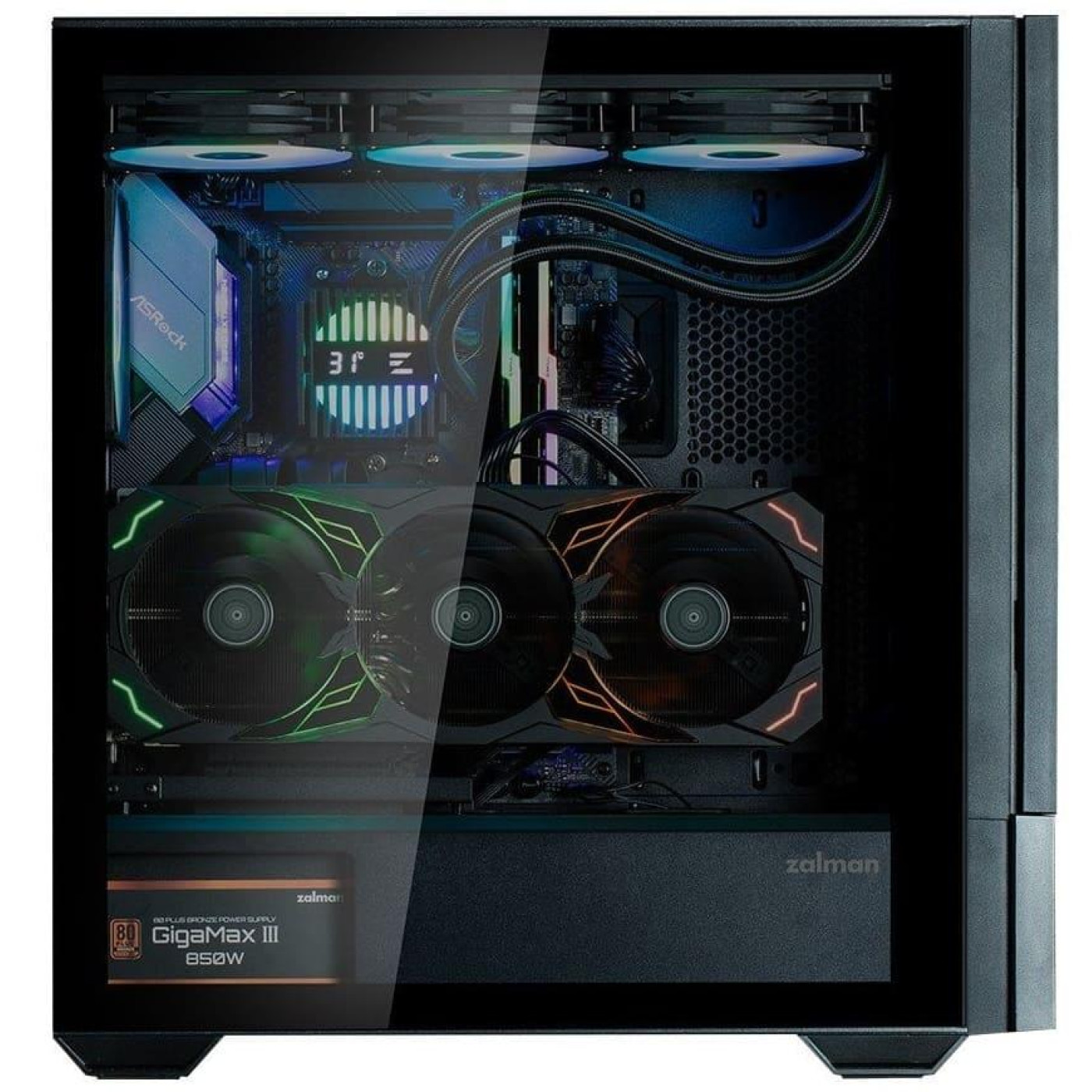 Корпус Zalman Z10 DS ATX Black (Z10DSBLACK) Без БП