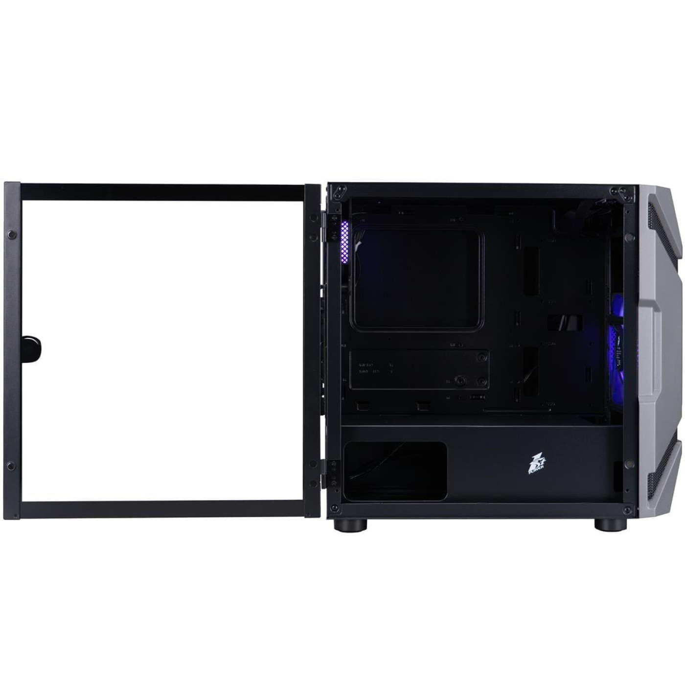 Корпус 1stPlayer D3-A-BK-1F7-14-1F7 Black без БЖ