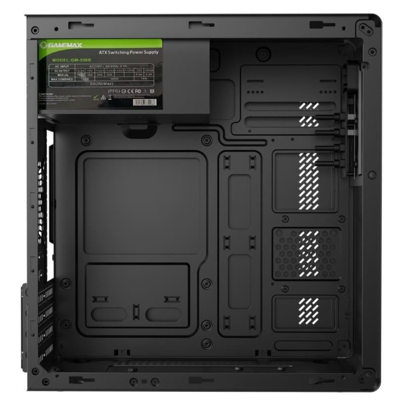 Корпус GameMax GM-500B (A200-BK-500B)