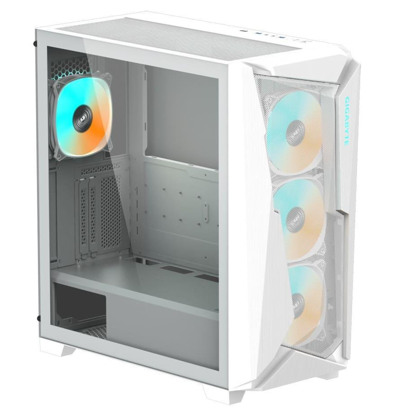 Корпус Gigabyte C301 Glass V2 без БЖ White (GB-C301GW V2) Без БП