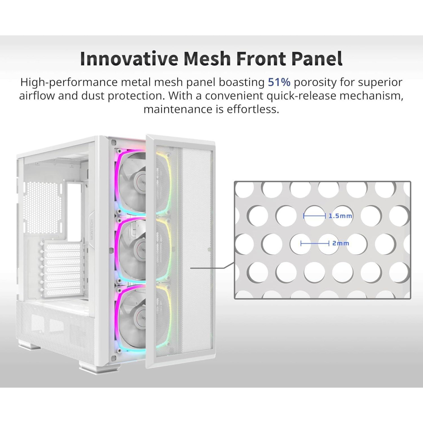 Корпус MONTECH Sky Two GX White (SKY TWO GX (W)) Без БП