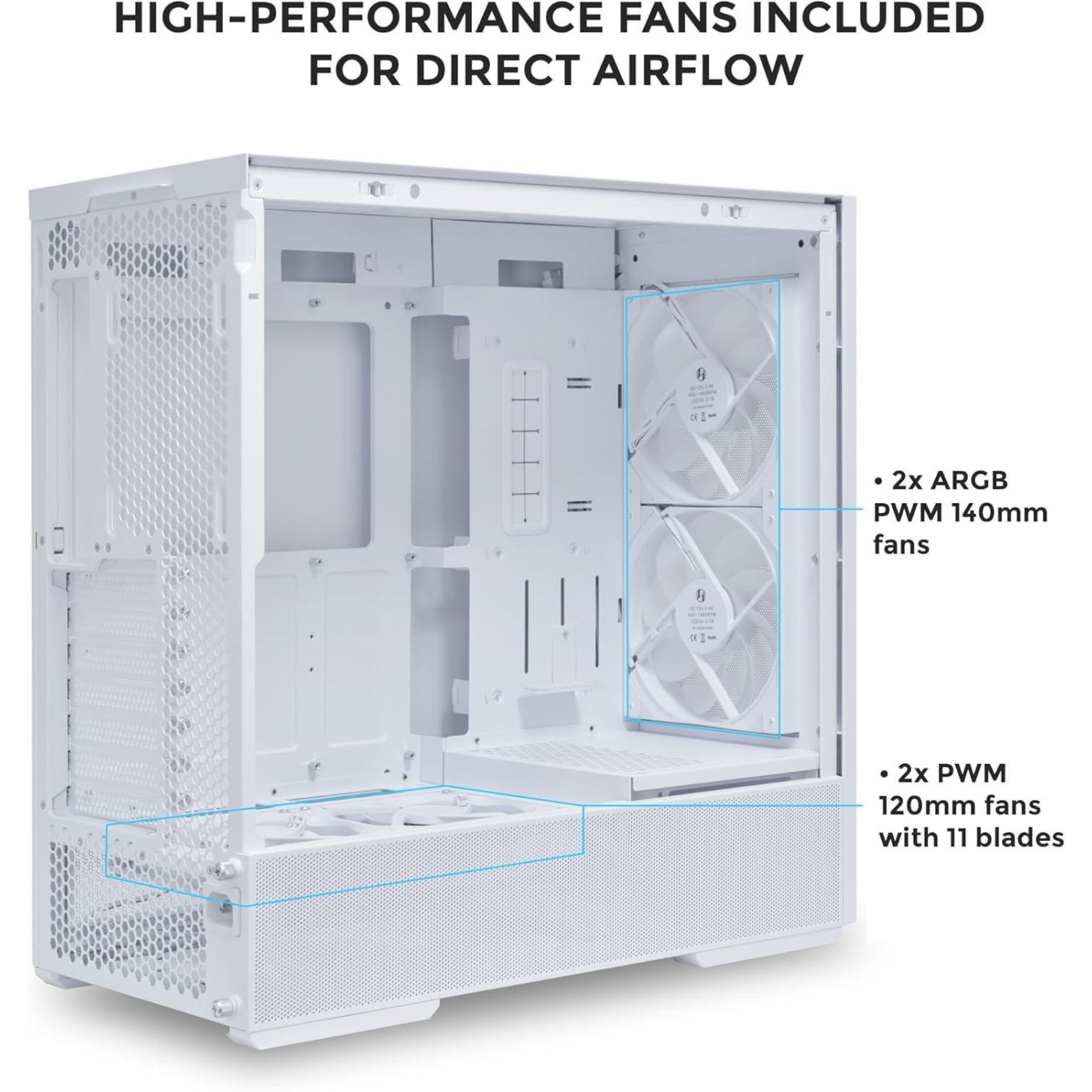 Корпус Lian Li LANCOOL 207 White (G99.LAN207RW.00) Без БП