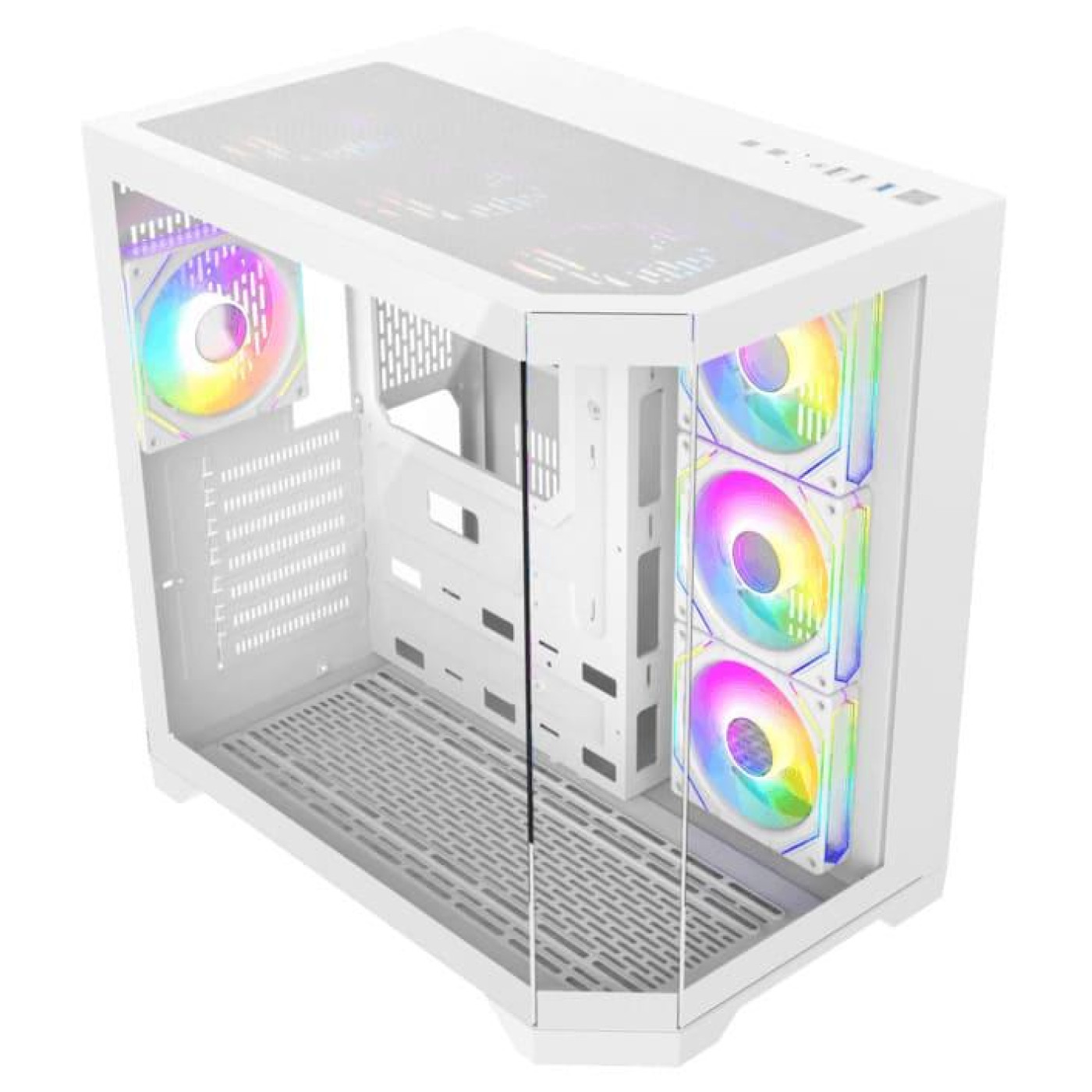 Корпус GameMax HYPE-A Tempered Glass White (HYPE-A White) Без БП