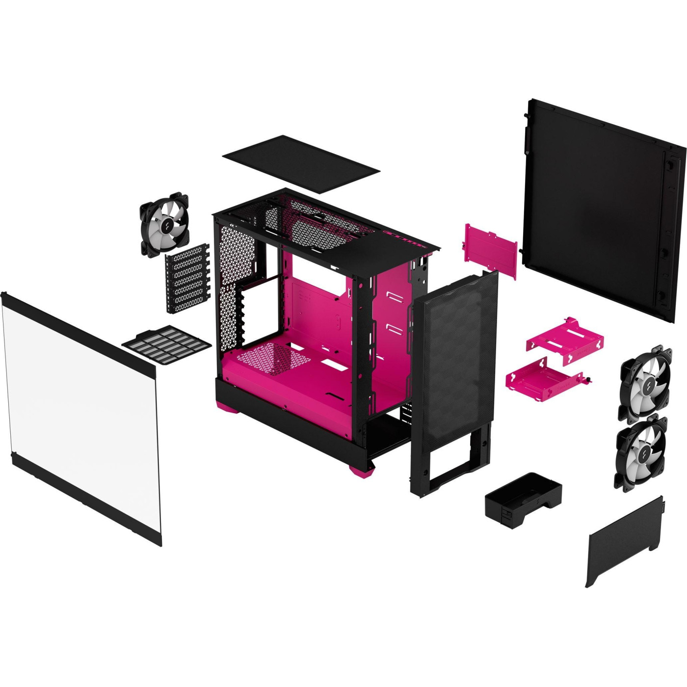 Корпус Fractal Design Pop Air RGB pink (FD-C-POR1A-03) Без БП
