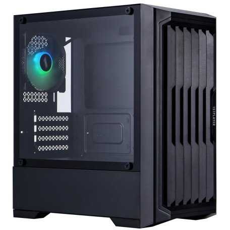 Корпус 1stPlayer H2-BK-4F7 Black без БП (H2-BK-4F7)