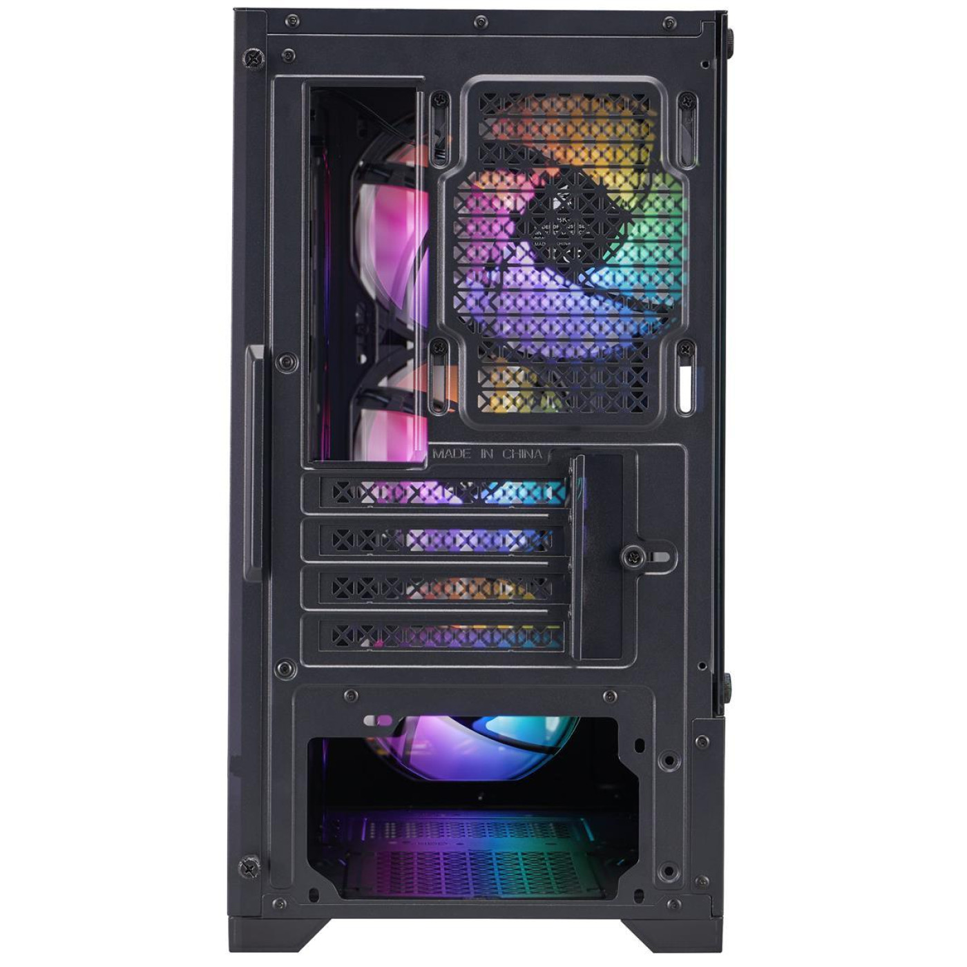 Корпус 1stPlayer H2-BK-4F7 Black (H2-BK-4F7) Без БП