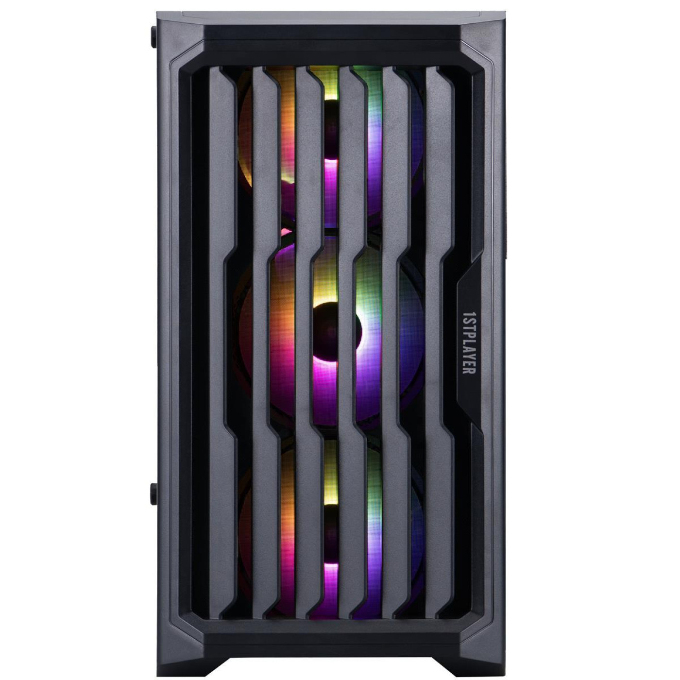 Корпус 1stPlayer H2-BK-4F7 Black (H2-BK-4F7) Без БП