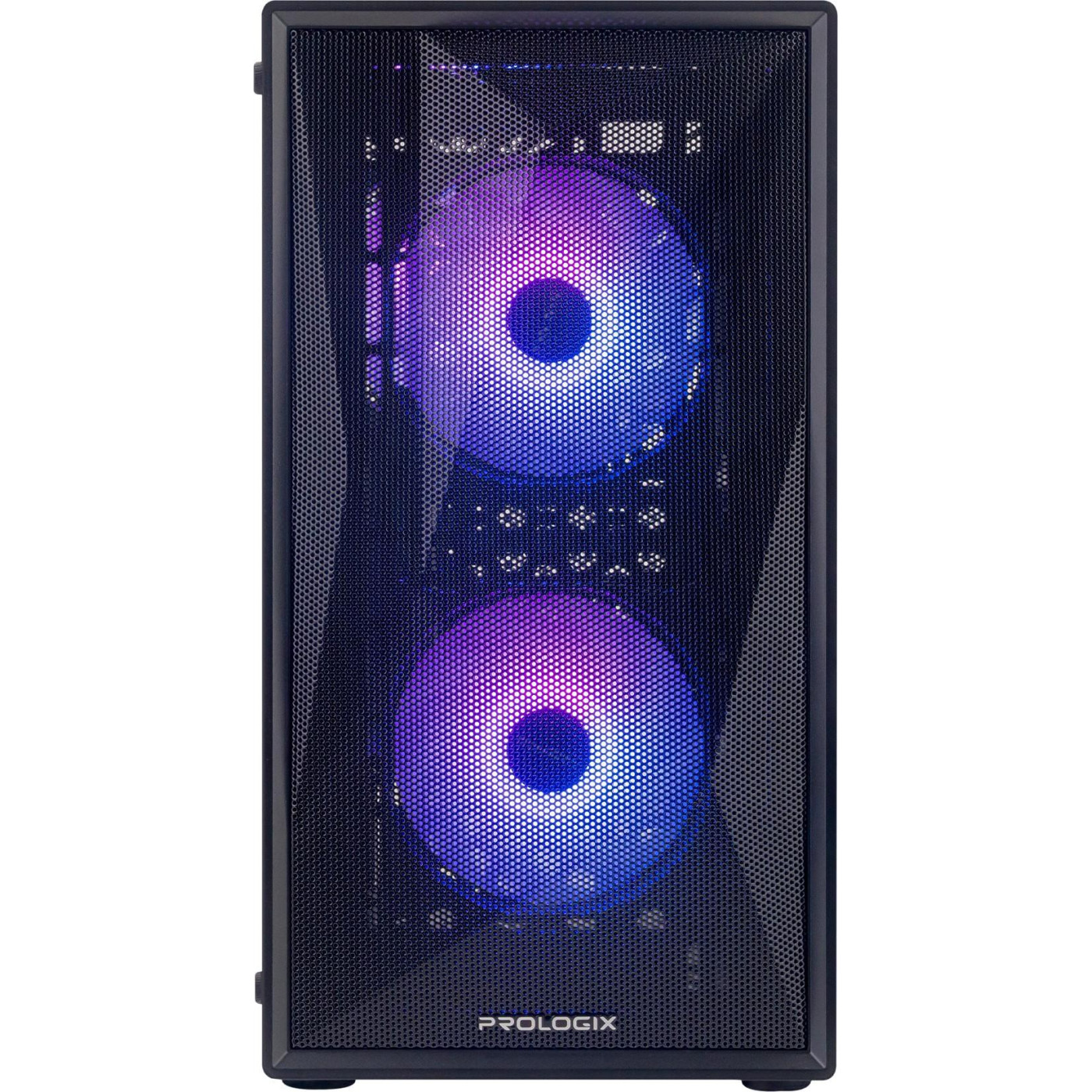 Корпус ProLogix E102 Tempered Glass&Mesh Black (E102) Без БП