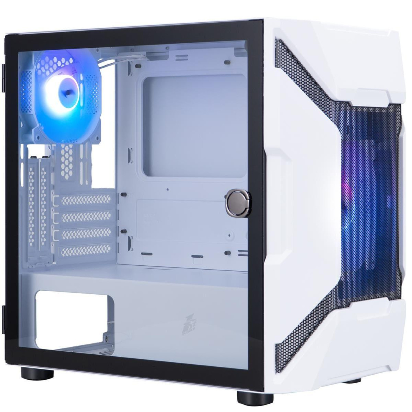 Корпус 1stPlayer D3-A-WH-1F7-14-W-1F7-W White без БЖ