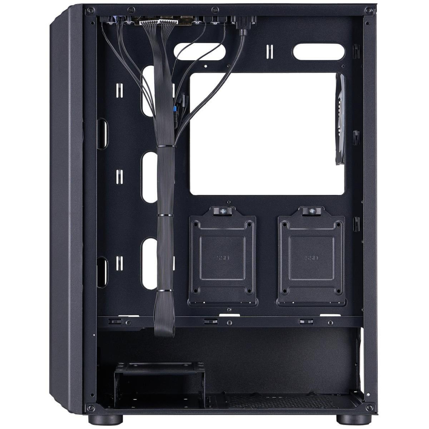 Корпус 1stPlayer H6-BK-4F7 Black без БЖ (H6-BK-4F7)
