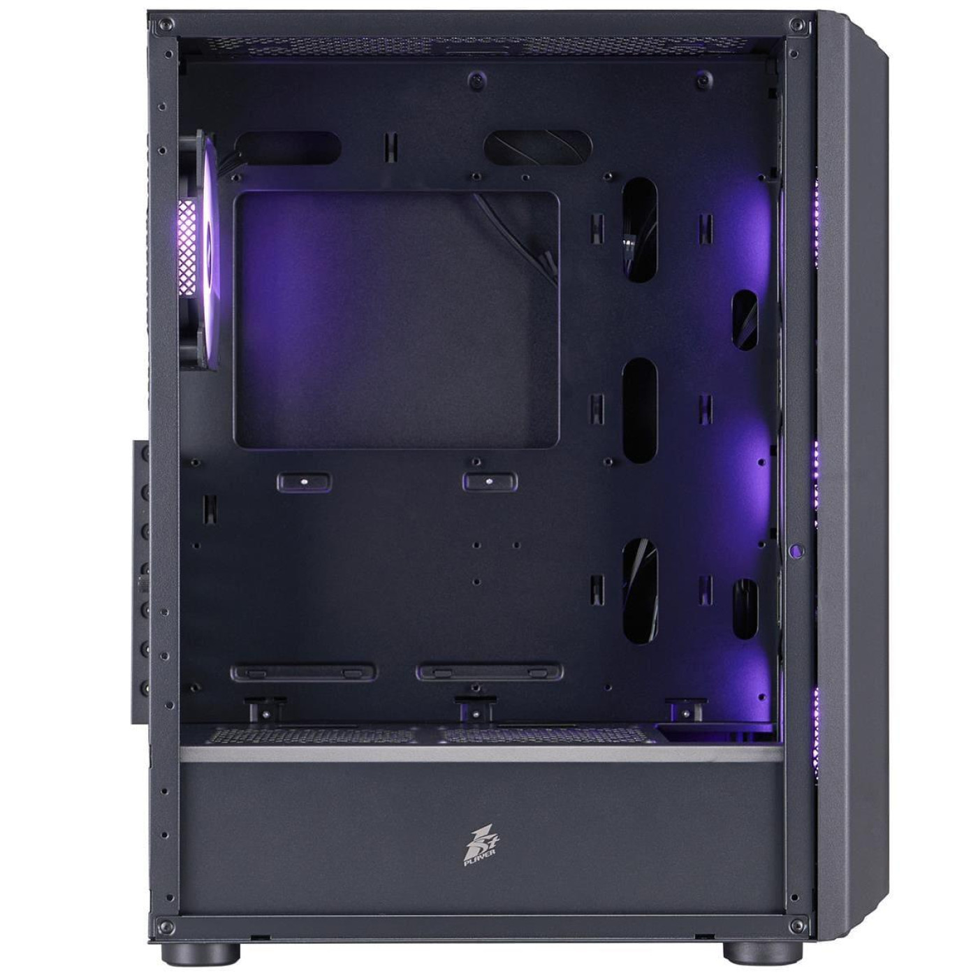 Корпус 1stPlayer H6-BK-4F7 Black без БЖ (H6-BK-4F7)