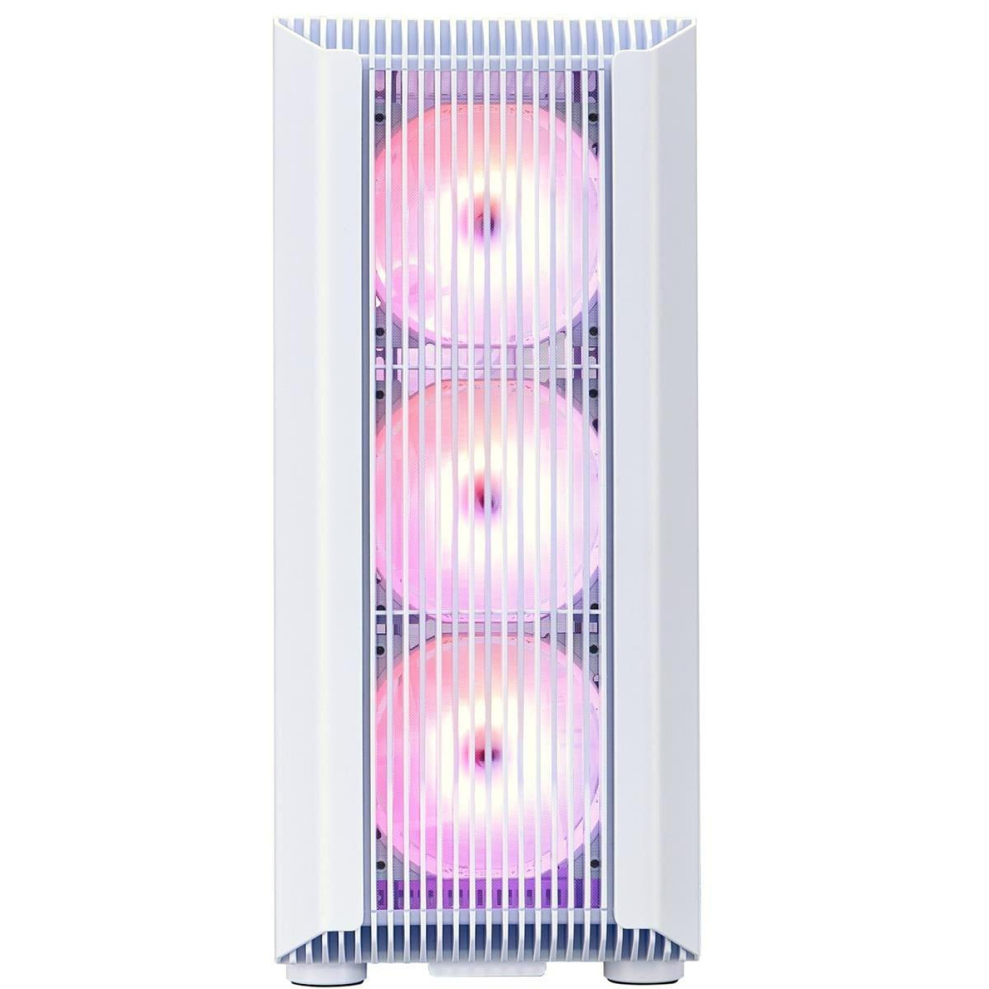 Корпус 1stPlayer H6-WH-4F7-W White без БЖ (H6-WH-4F7-W) Без БП