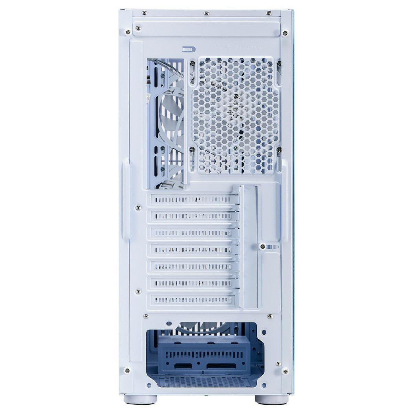 Корпус 1stPlayer H6-WH-4F7-W White без БЖ (H6-WH-4F7-W) Без БП