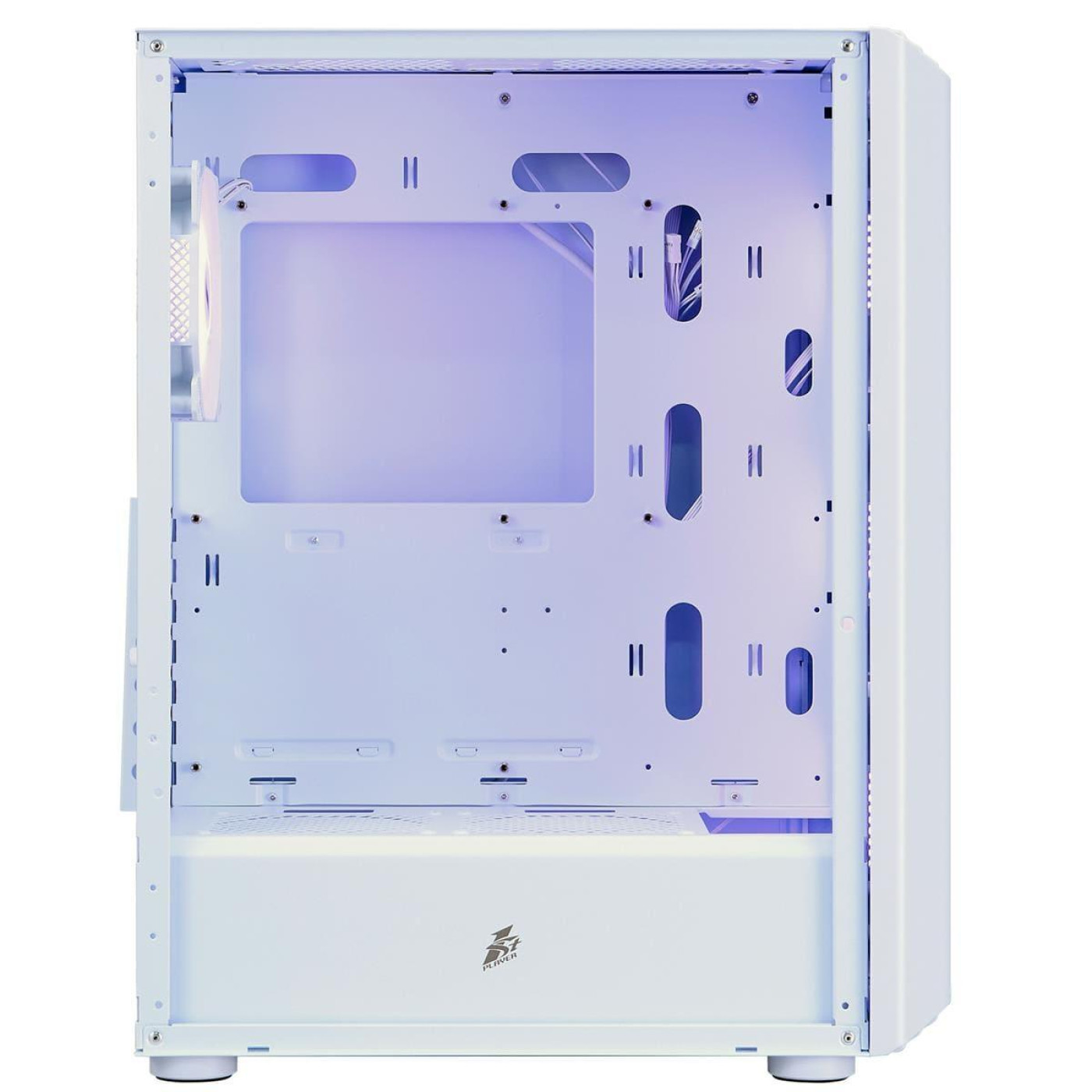 Корпус 1stPlayer H6-WH-4F7-W White без БЖ (H6-WH-4F7-W) Без БП