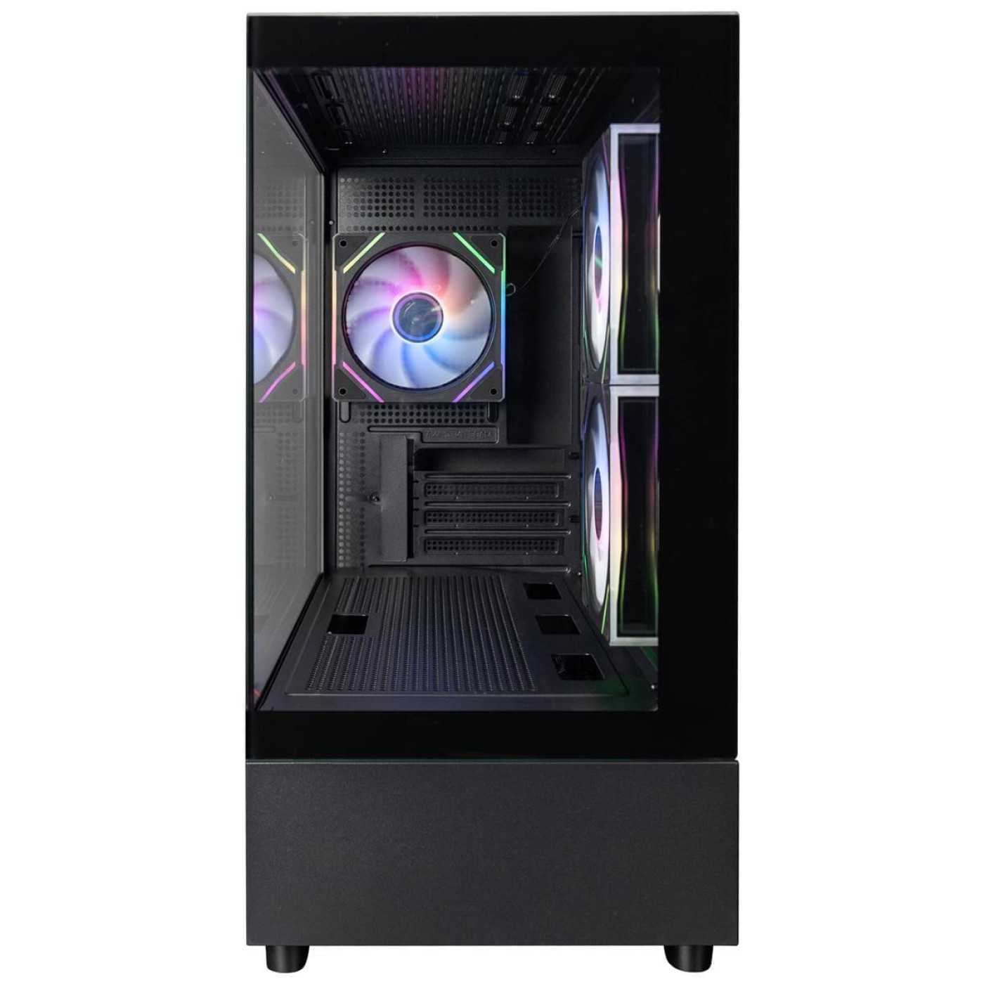 Корпус 1stPlayer Mi5-BK-2FC7R-1FC7 Black без БЖ (Mi5-BK-2FC7R-1FC7)