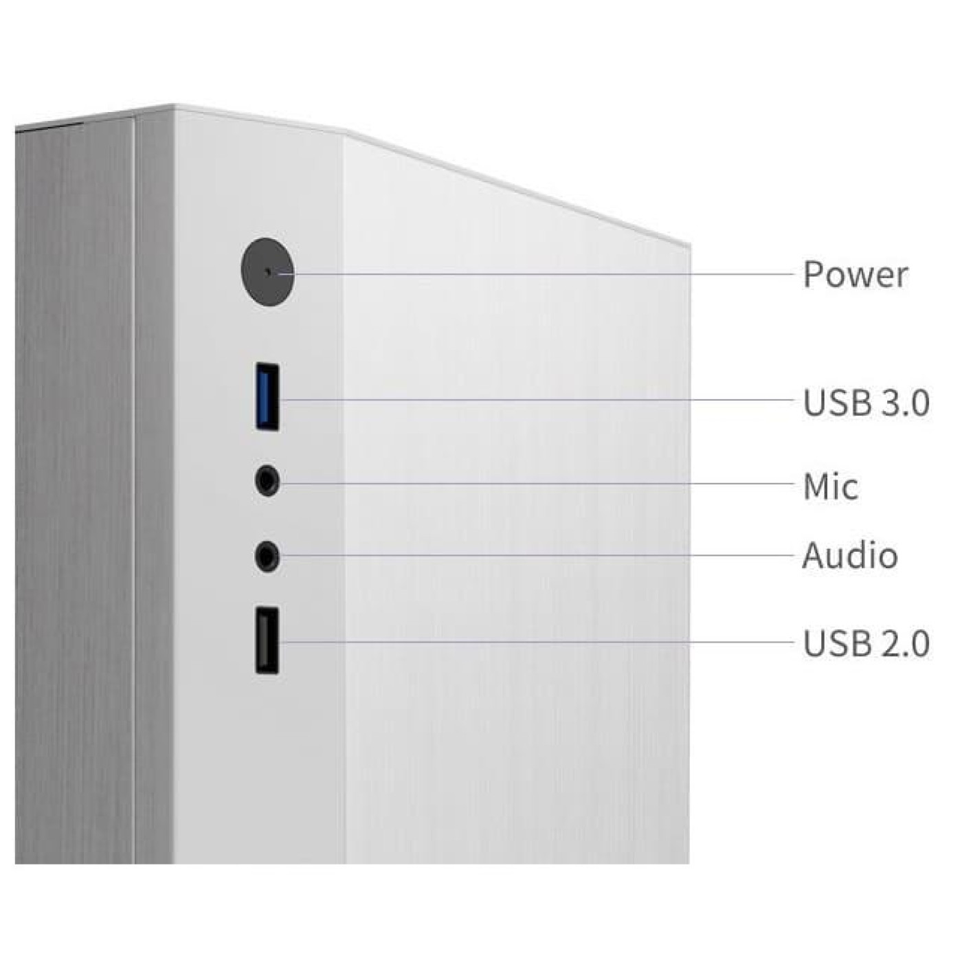 Корпус ALmordor Solar 210 SFF Silver (ALS210SFFSL) Без БП