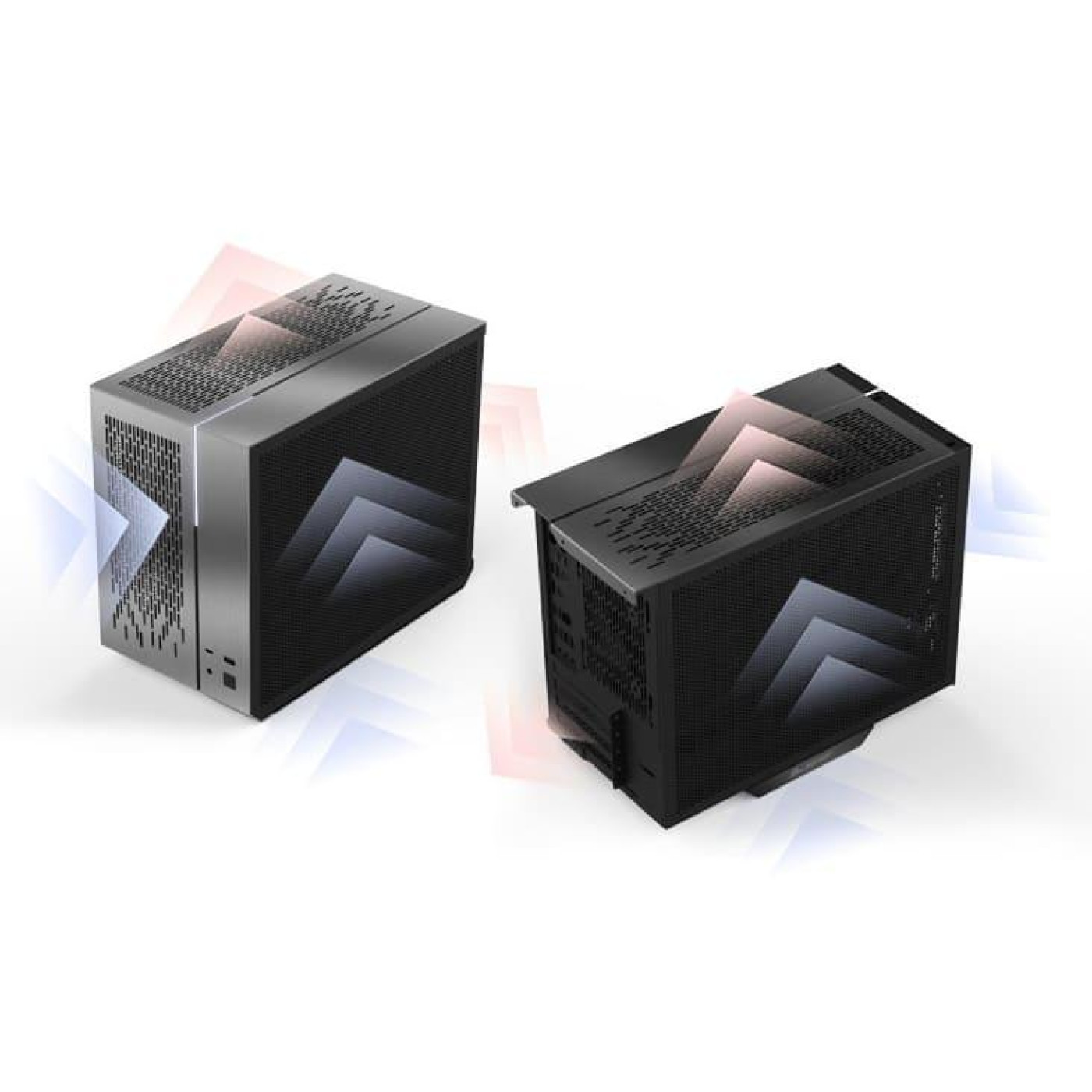 Корпус ALmordor Seiya 180 Matx Dark Silver (ALS180MDS) Без БП