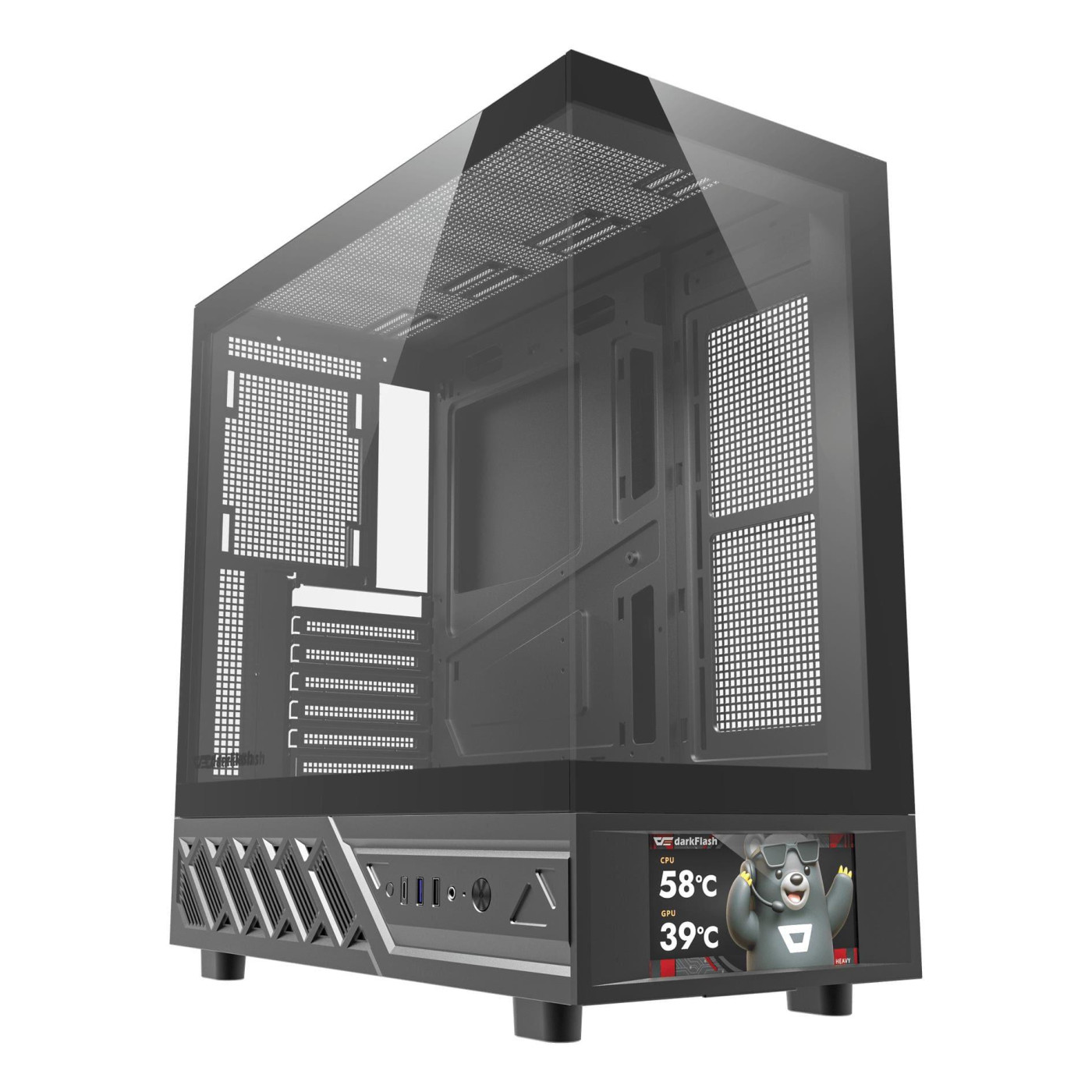 Корпус Darkflash DS950V Black (DS950V BLACK)