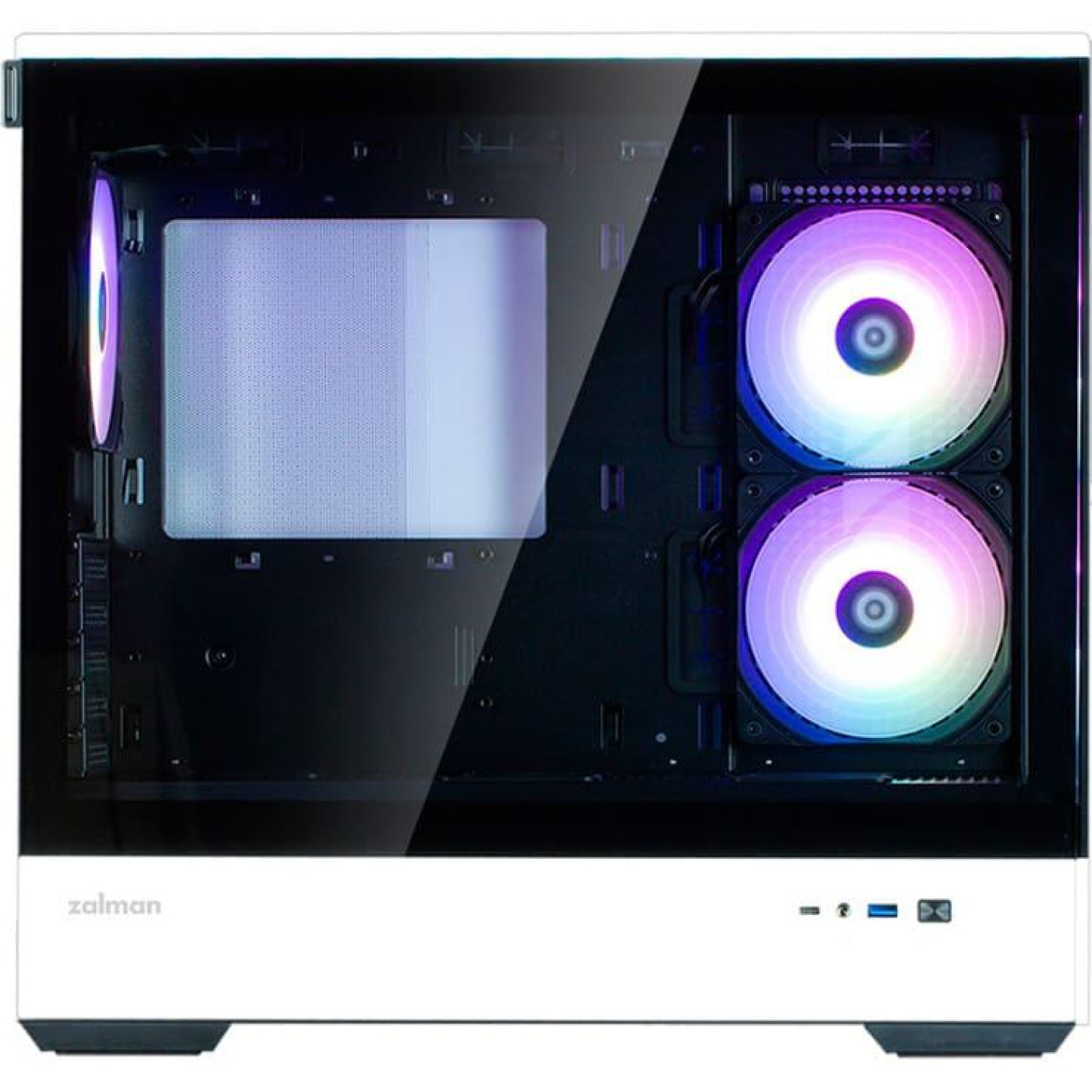 Корпус Zalman P30 без БП Black/White (P30BW)