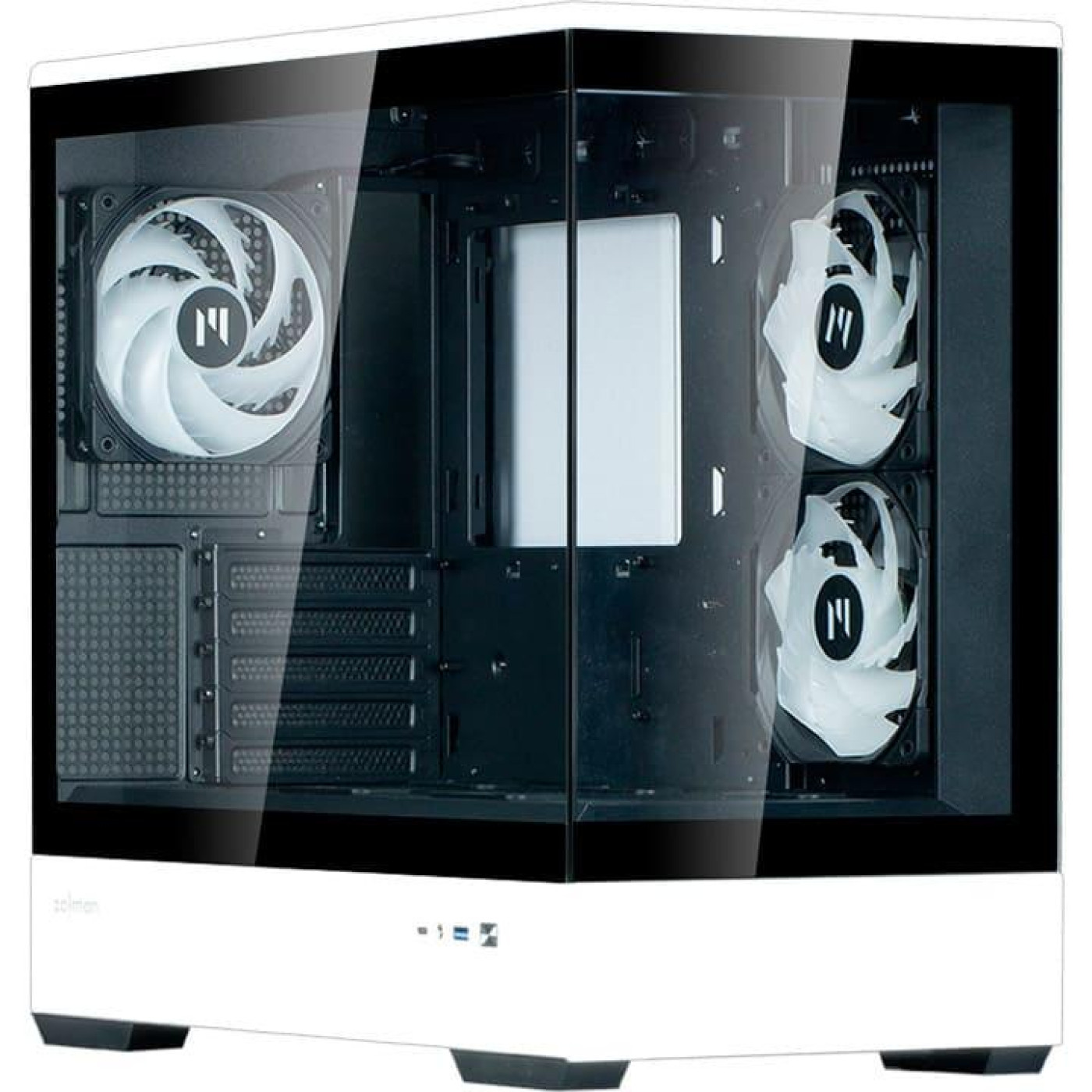 Корпус Zalman P30 без БП Black/White (P30BW)
