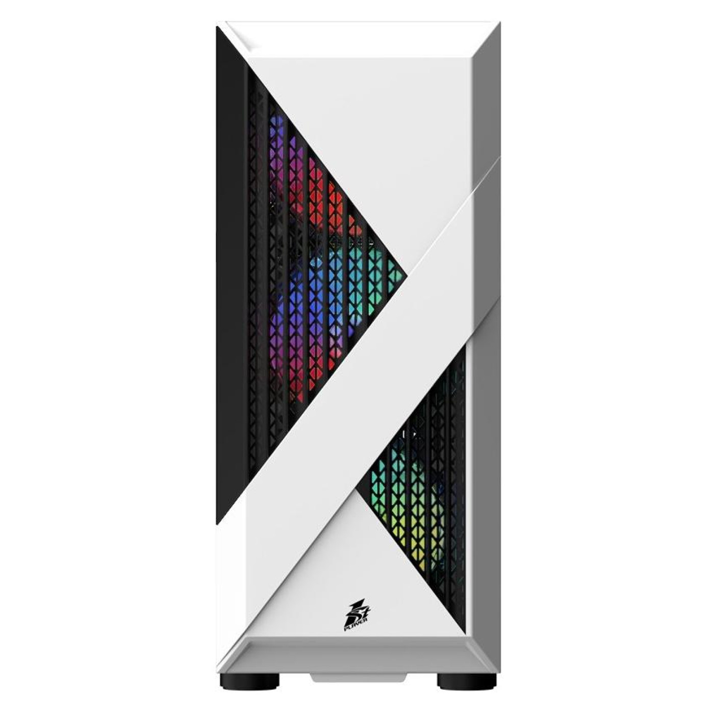 Корпус 1stPlayer F3-A-WH-4F1-PS-600FK-EU White 600W (F3-A-WH-4F1-PS-600FK-EU)