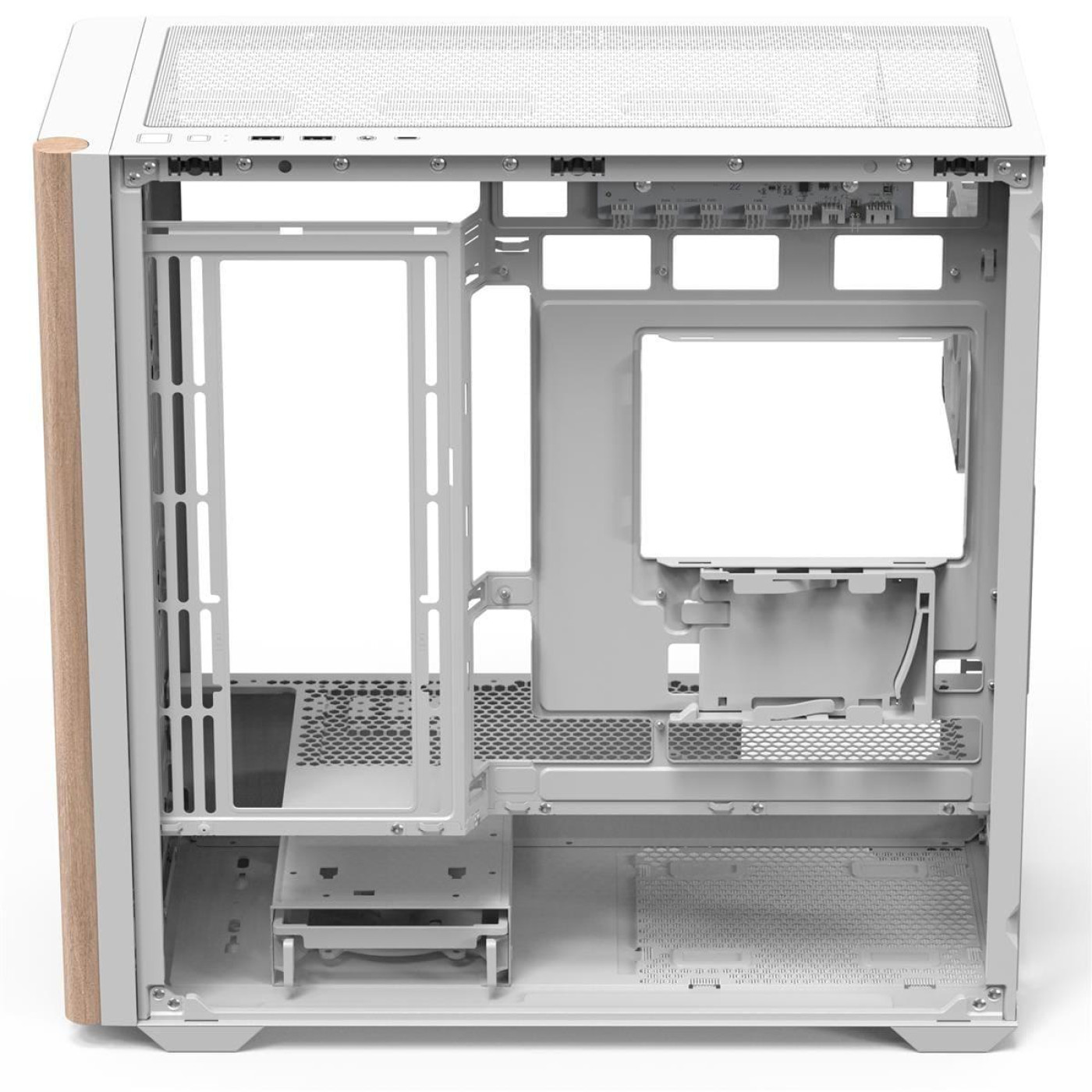 Корпус Aerocool D301A-G-WT-v2 White без БП (ACCS-DS03043.21)