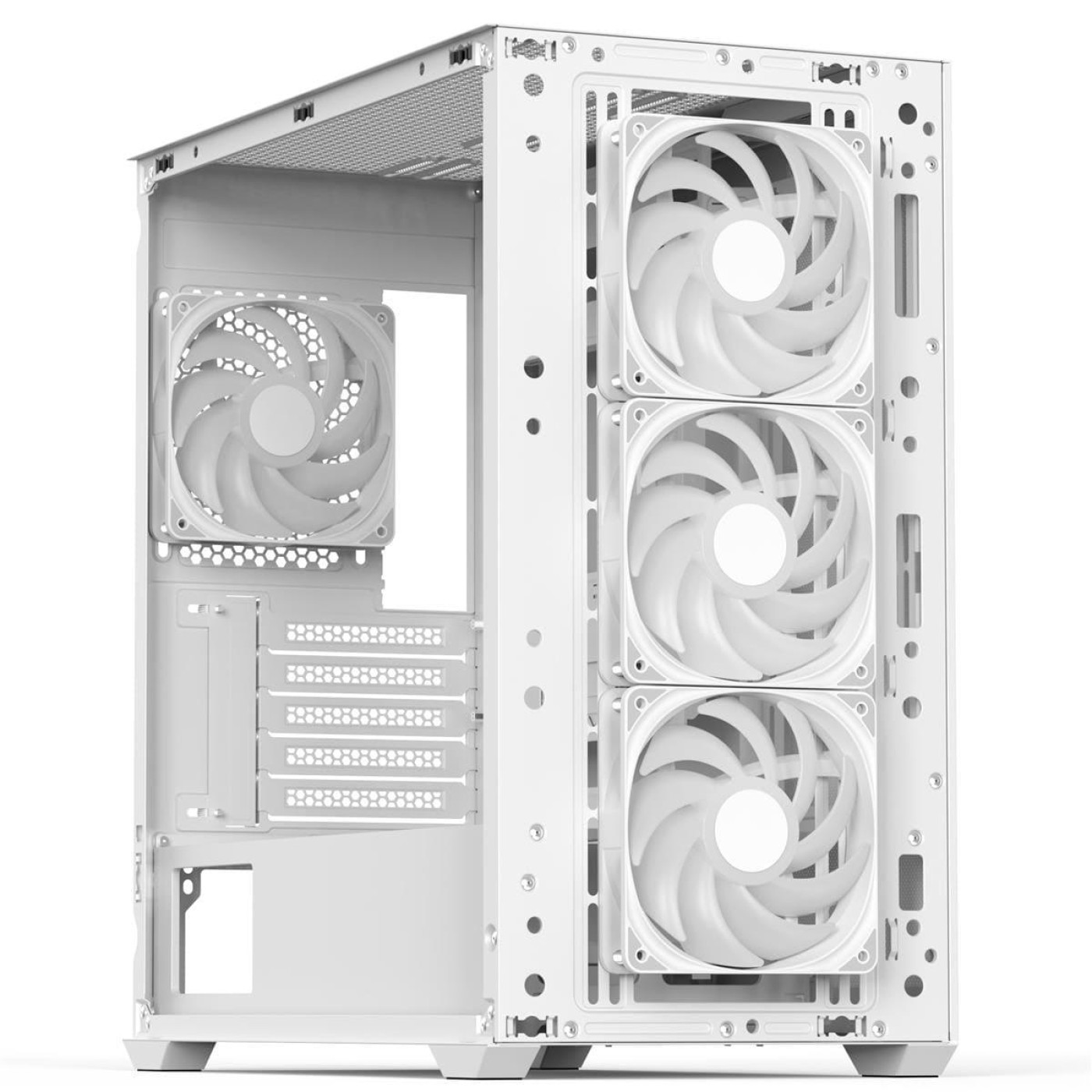 Корпус Aerocool D301A-G-WT-v2 White без БП (ACCS-DS03043.21)
