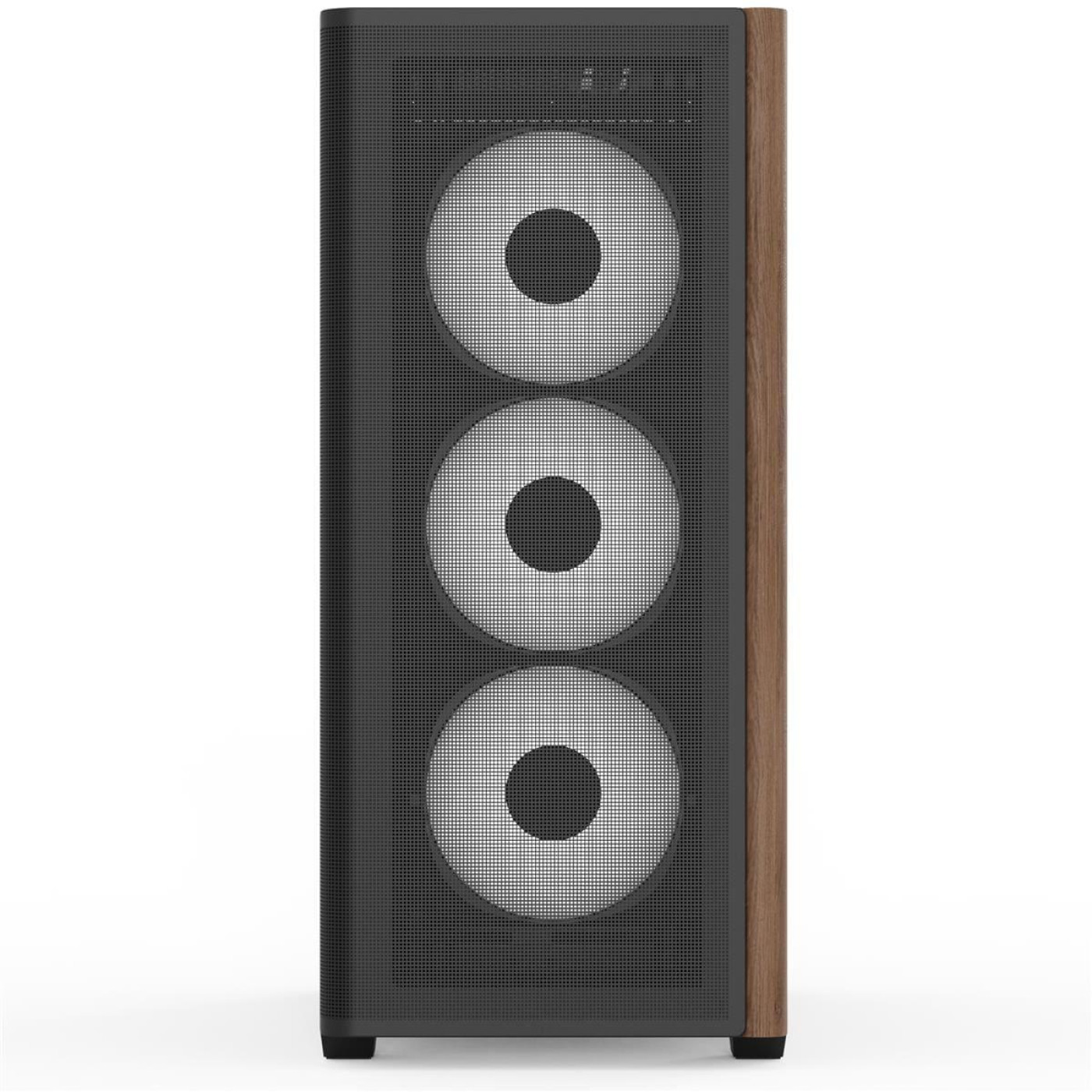Корпус Aerocool D501A-G-BK-v2 Black без БП (ACCM-DS01043.11)
