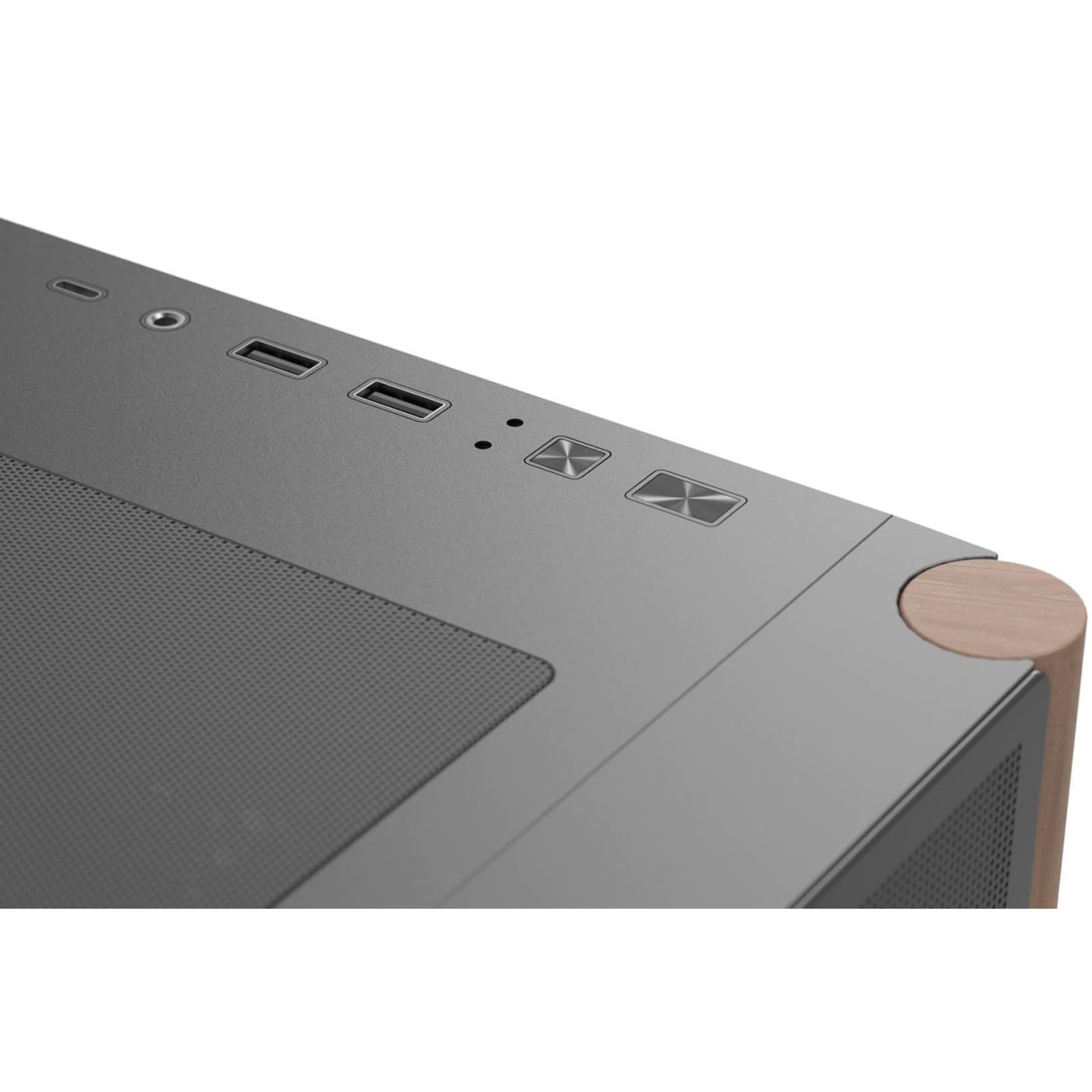 Корпус Aerocool D501A-G-BK-v2 Black без БП (ACCM-DS01043.11)
