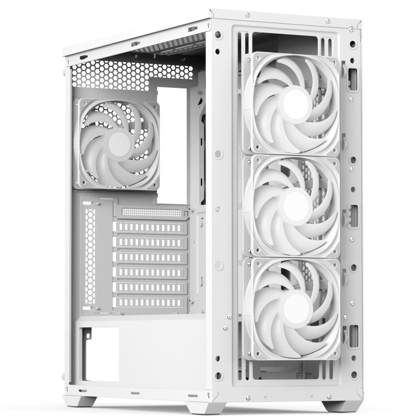 Корпус Aerocool D501A-G-WT-v2 White без БП (ACCM-DS01043.21)