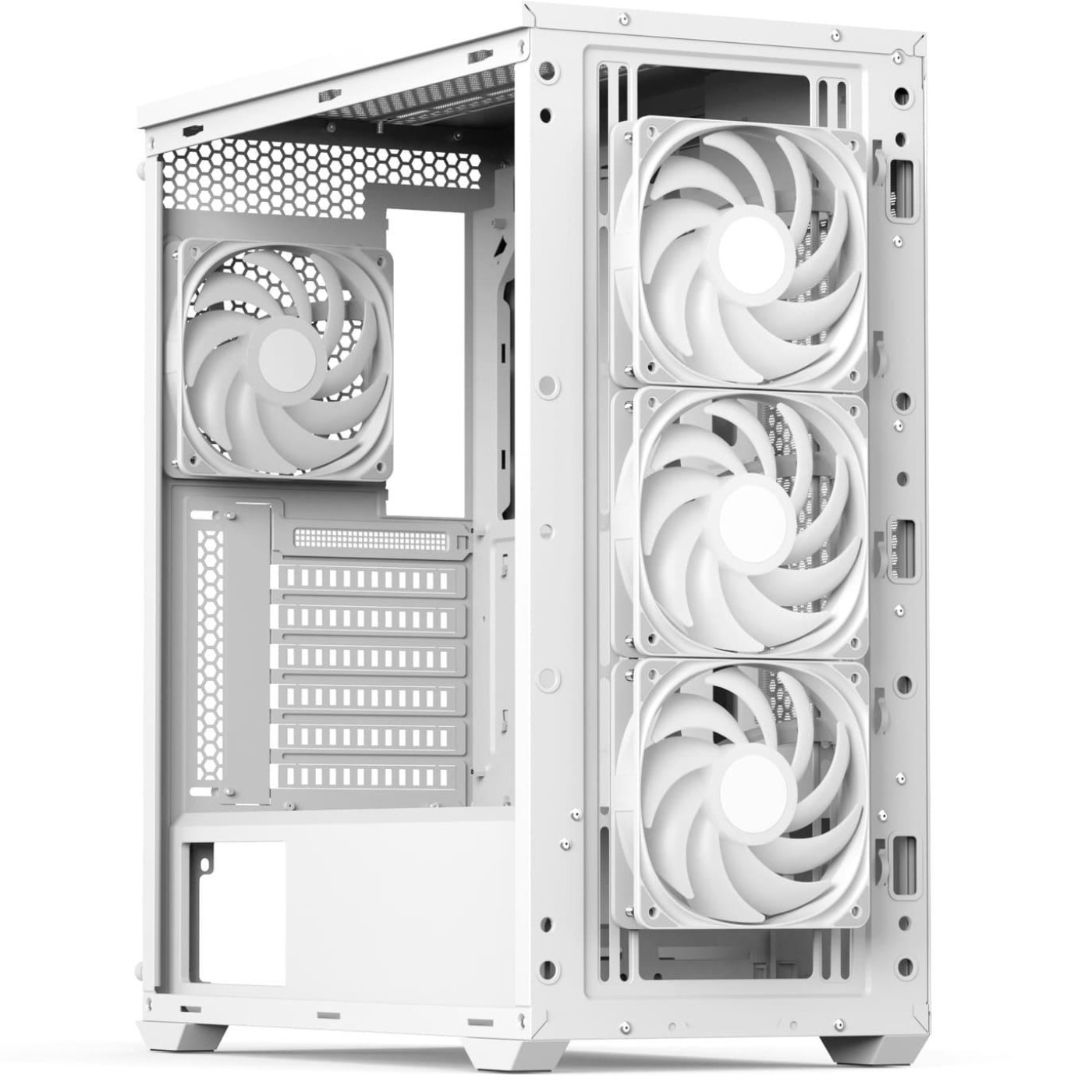 Корпус Aerocool D502A-G-WT-v1 White без БП (ACCM-DS02043.21)