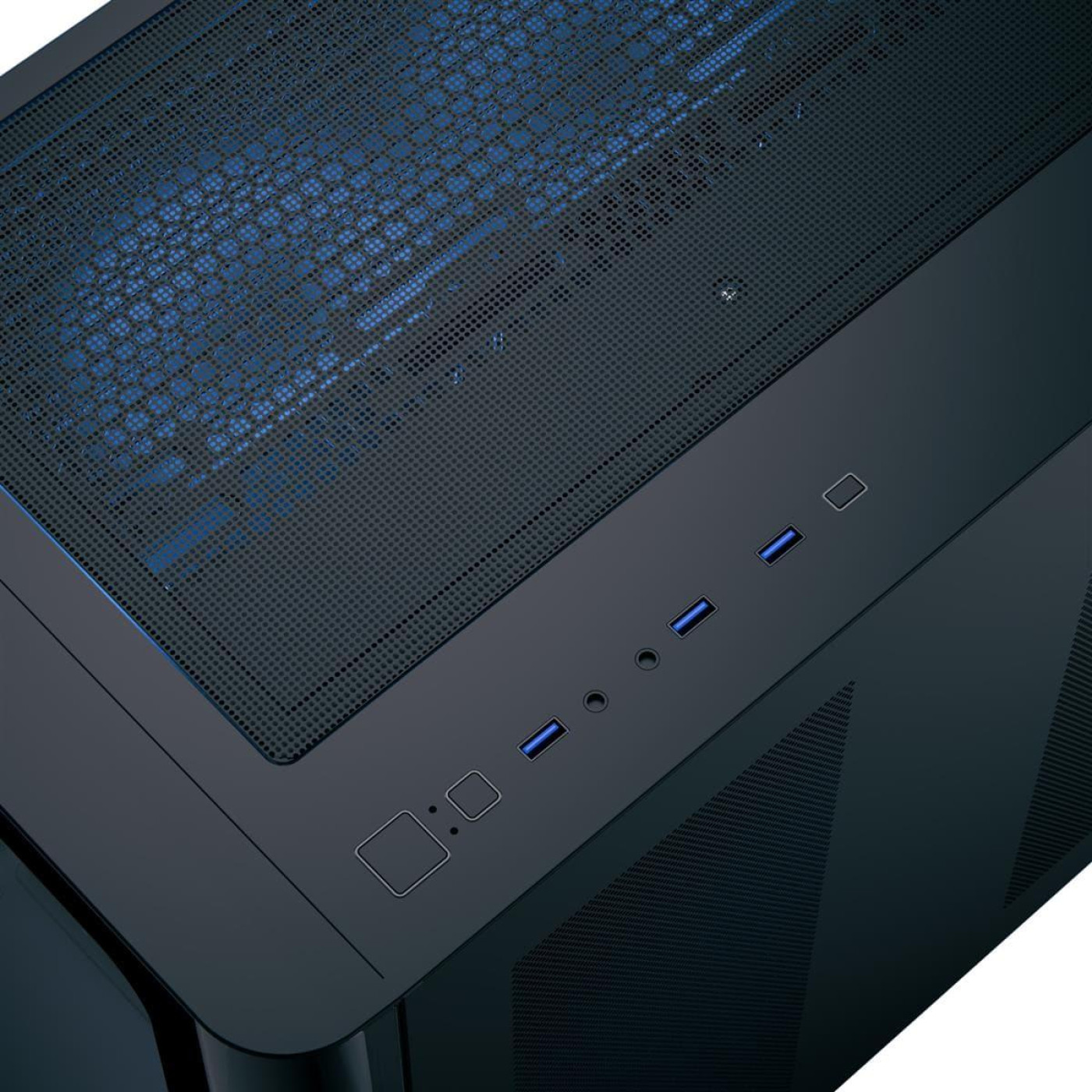 Корпус Aerocool P500C-G-BK-v1 Black без БП (ACCM-PN01043.11)