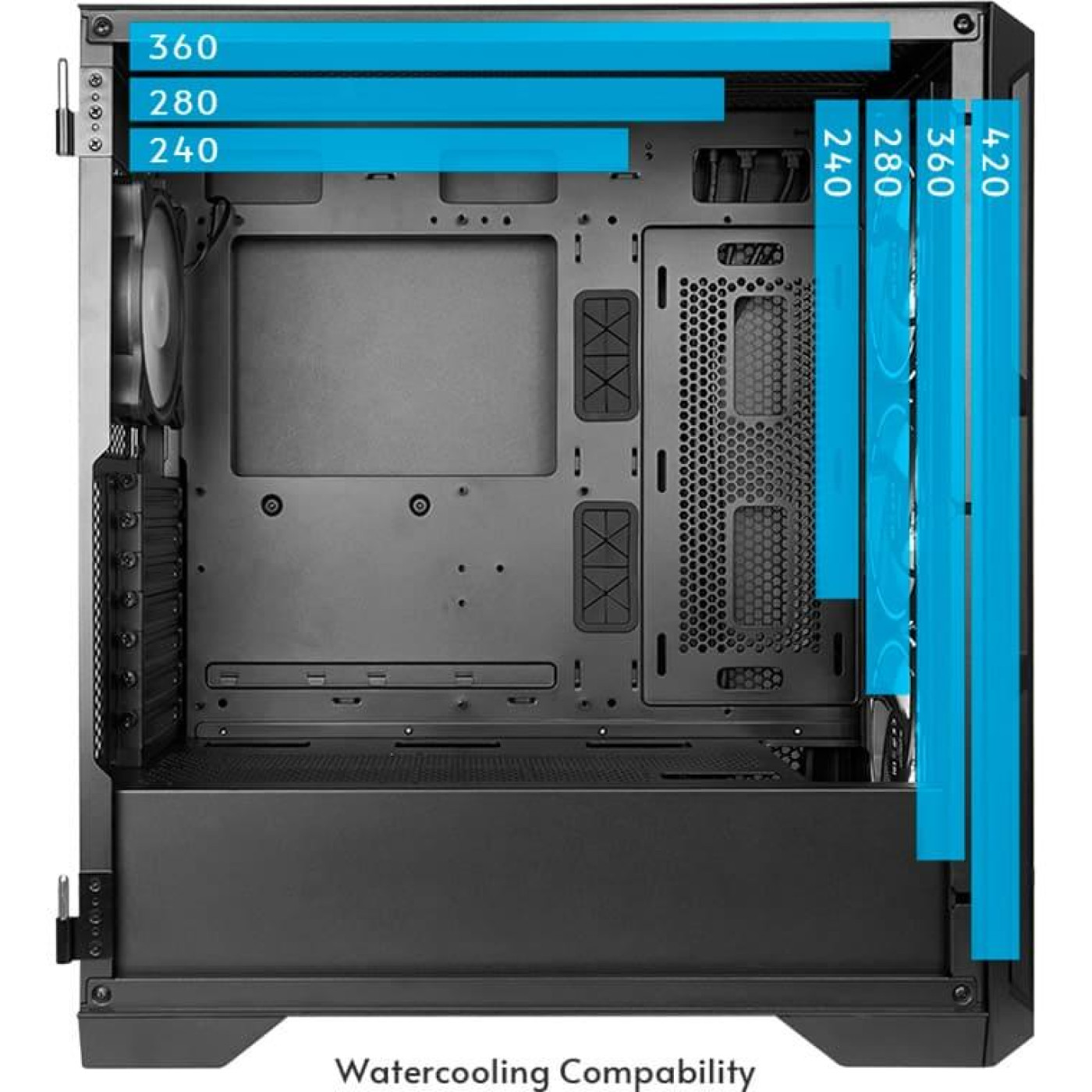 Корпус Chieftec APEX AIR Black (GA-01B-M-OP) Без БП