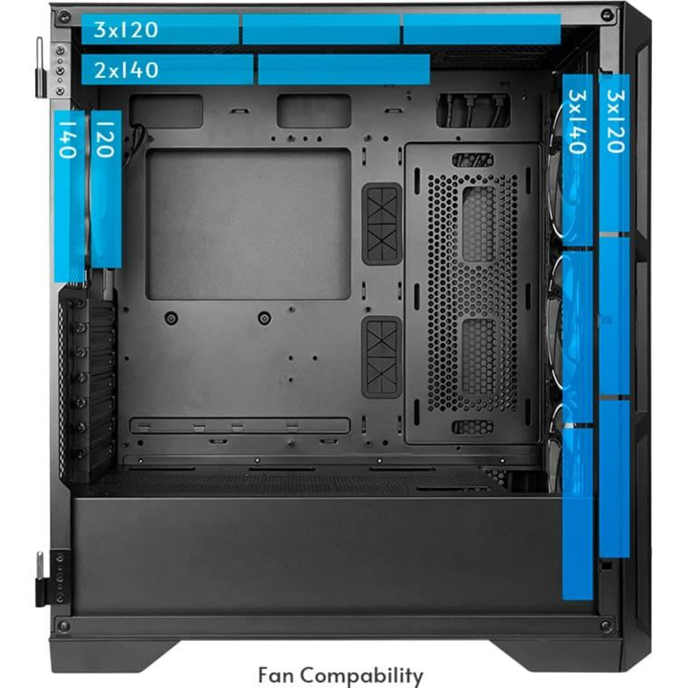 Корпус Chieftec APEX AIR Black (GA-01B-M-OP) Без БП