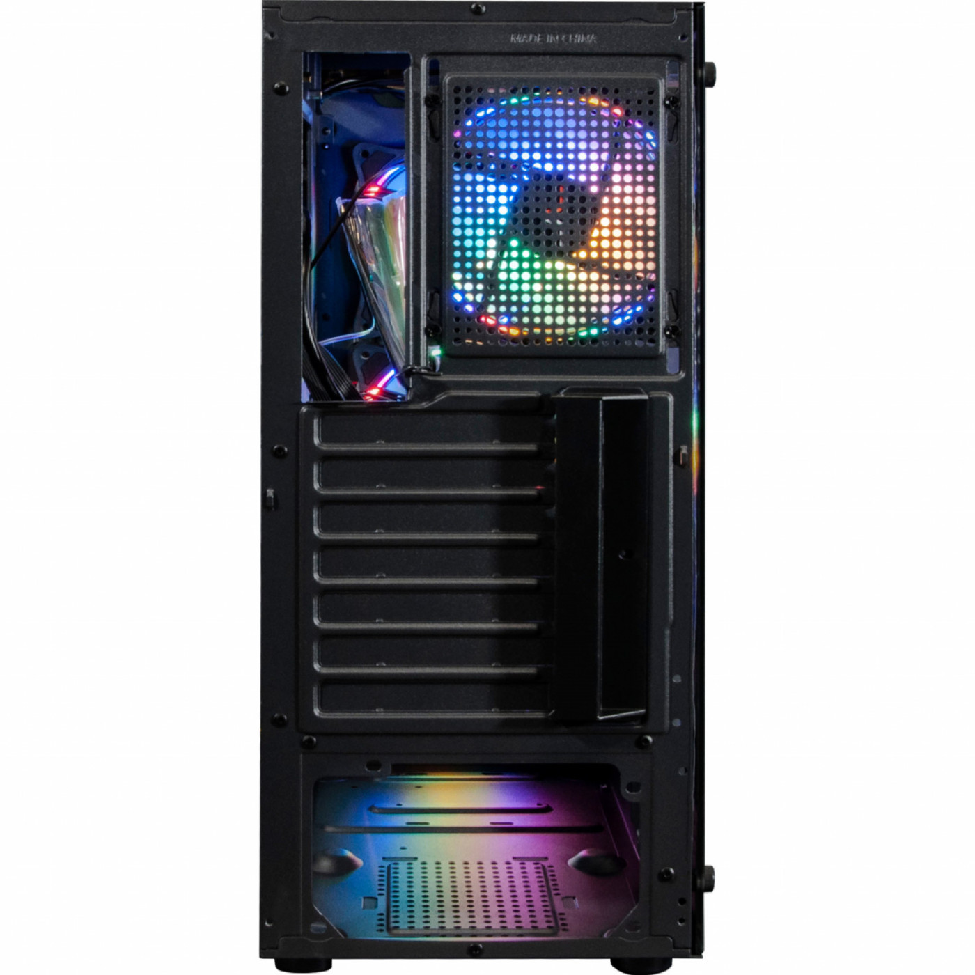 Корпус Frime Nucleus Black USB 3.0 без БП Nucleus-U3-GLS-4DTRMLT16.6WP Без БЖ