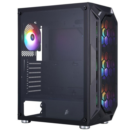 Корпус 1stPlayer X6-BK-4F1 Black без БЖ (X6-BK-4F1)
