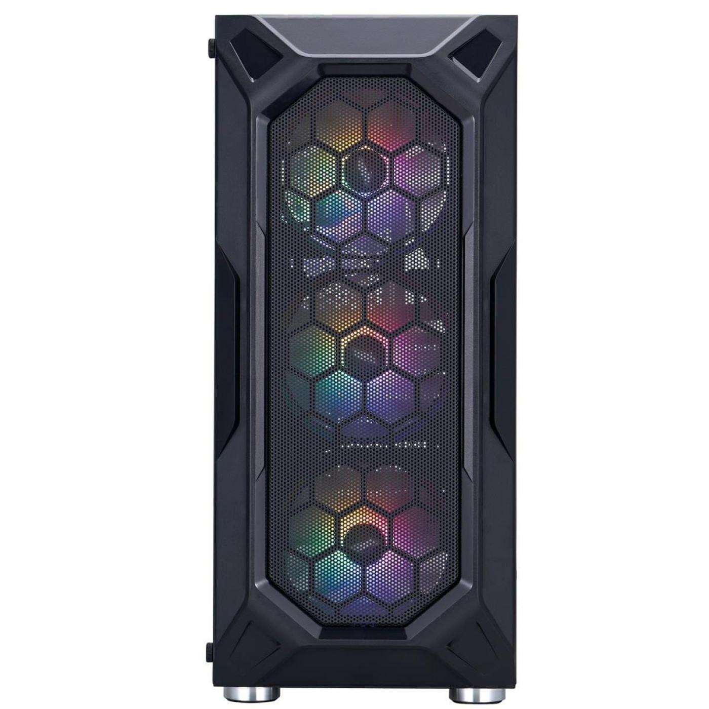Корпус 1stPlayer X6-BK-4F1 Black без БЖ (X6-BK-4F1)