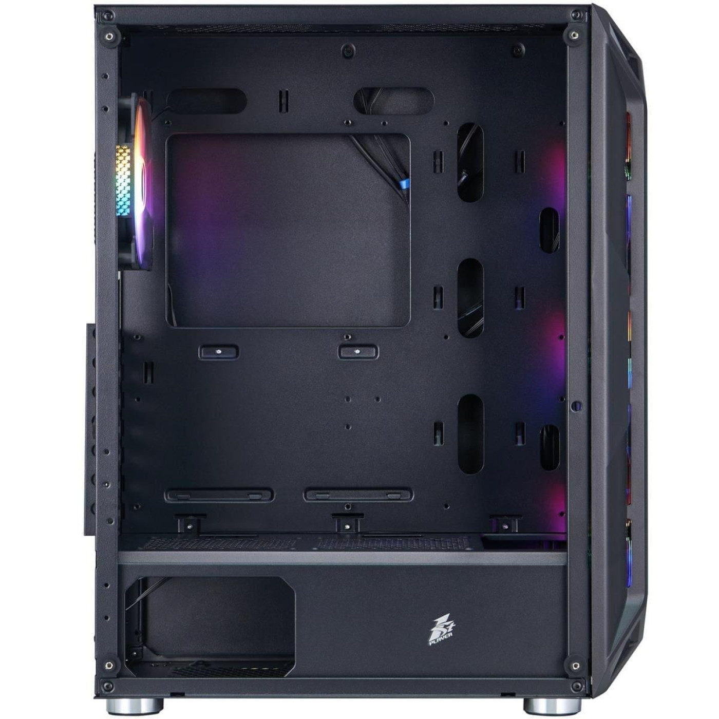 Корпус 1stPlayer X6-BK-4F1 Black без БЖ (X6-BK-4F1)