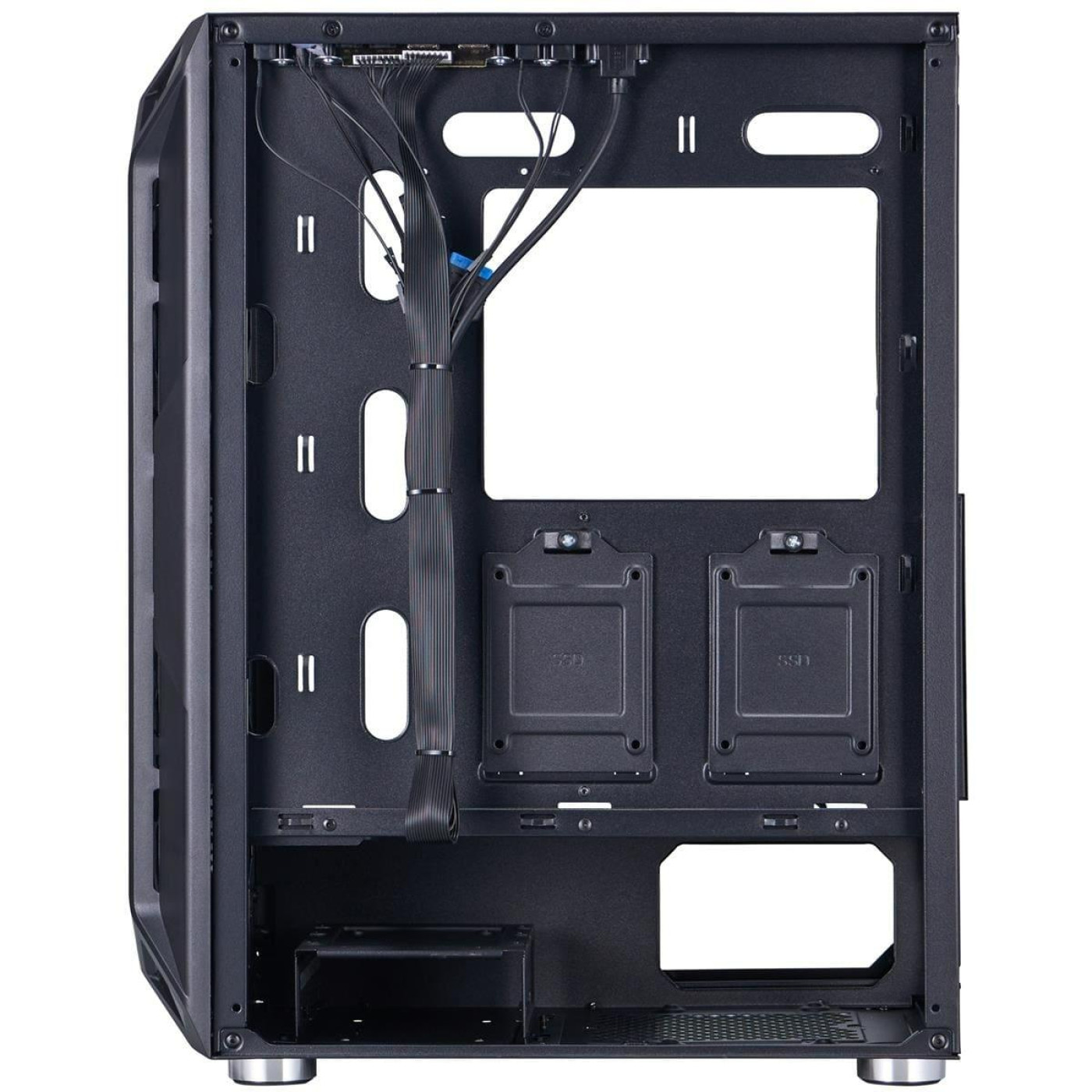Корпус 1stPlayer X6-BK-4F1 Black без БЖ (X6-BK-4F1)