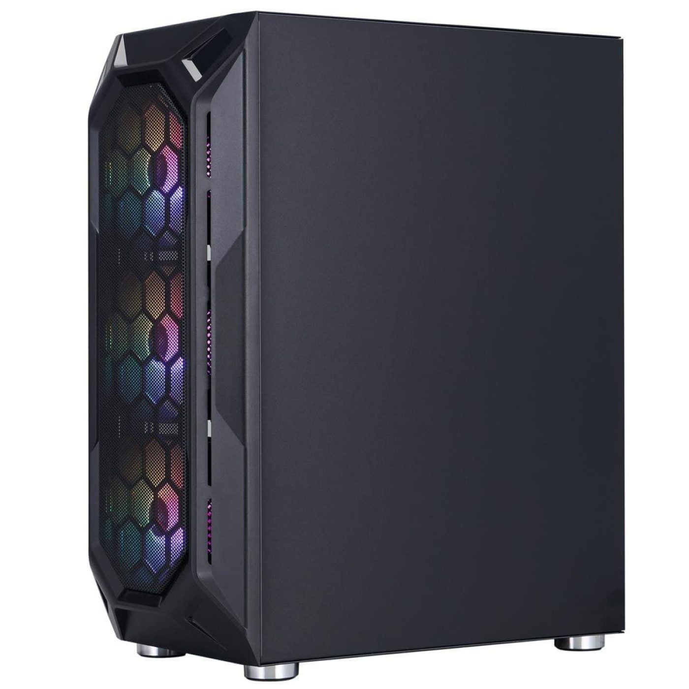 Корпус 1stPlayer X6-BK-4F1 Black без БЖ (X6-BK-4F1)