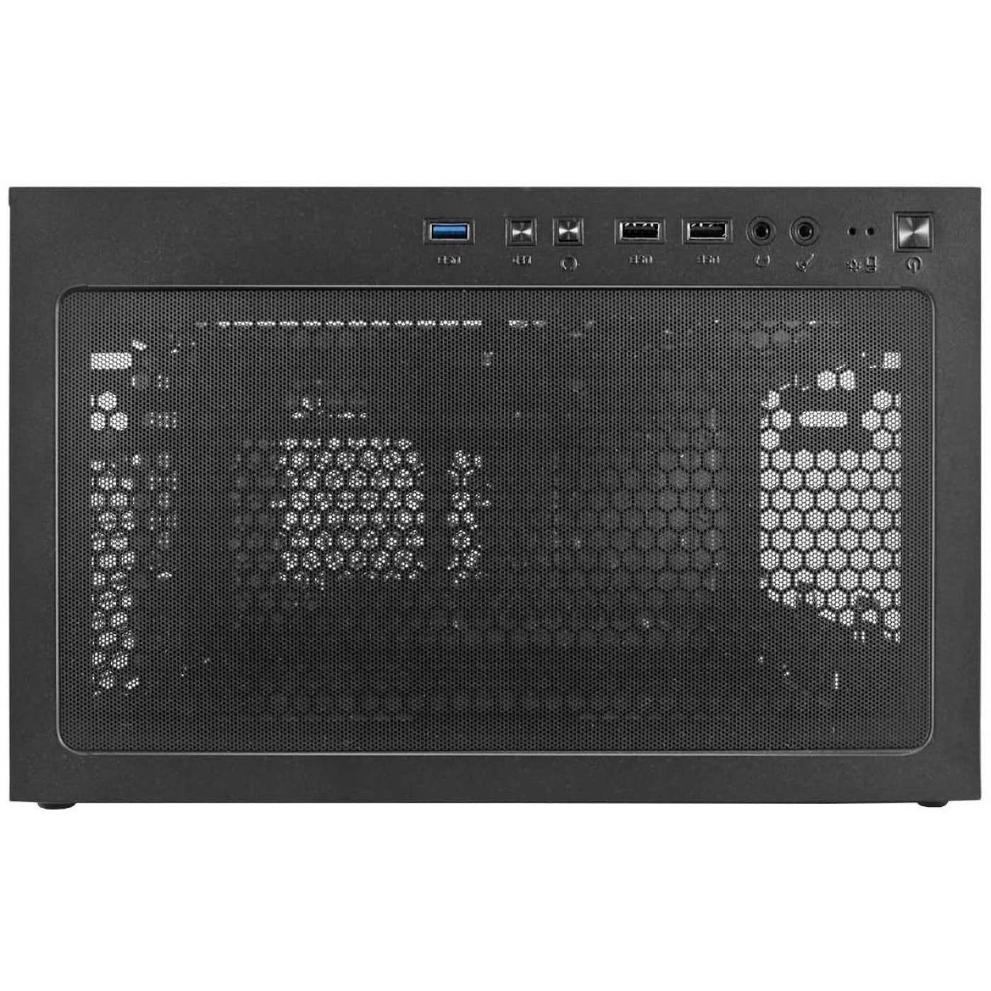 Корпус 1stPlayer X4-M-BK-2F1P-1F1 Black без БП