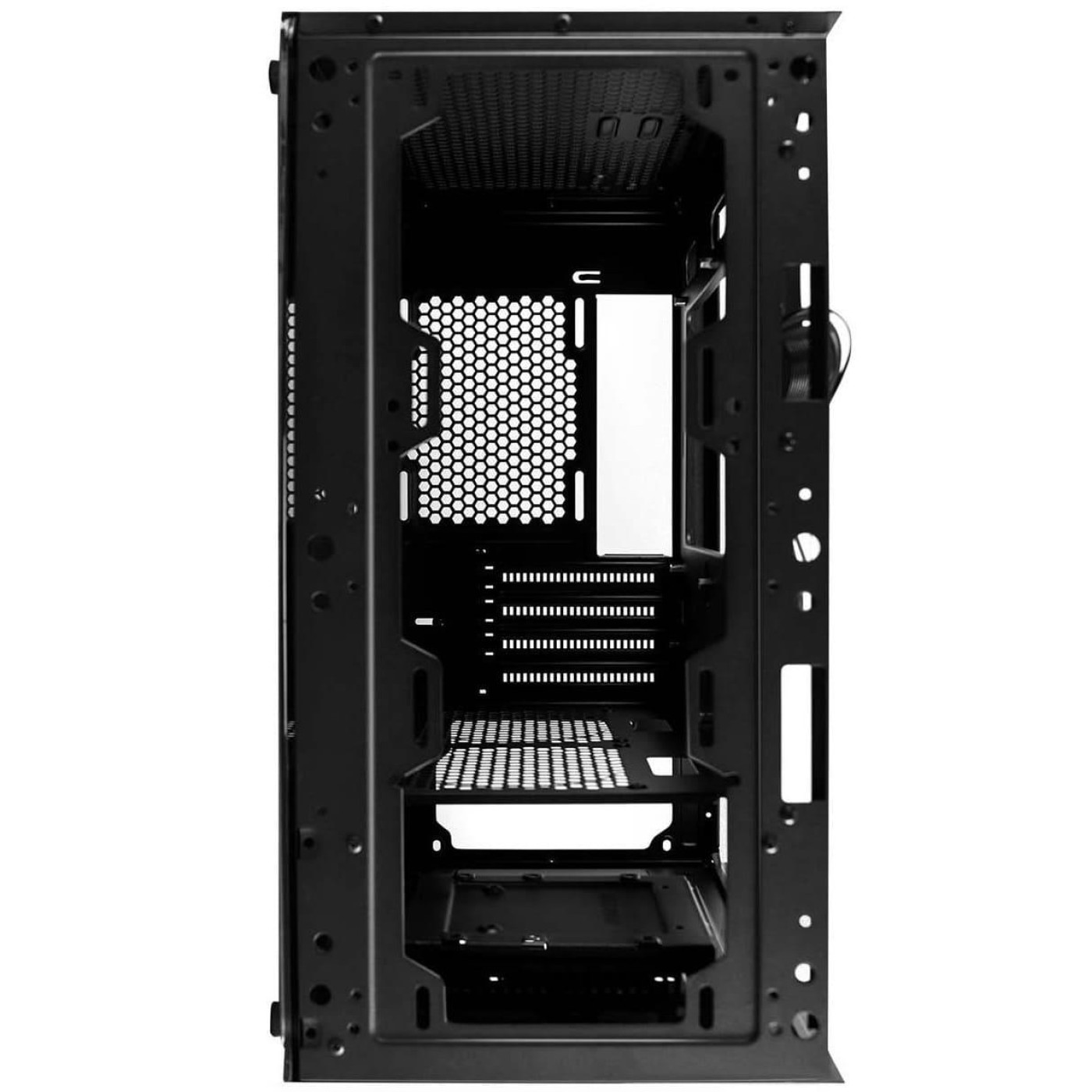 Корпус 1stPlayer X4-M-BK-2F1P-1F1 Black без БП