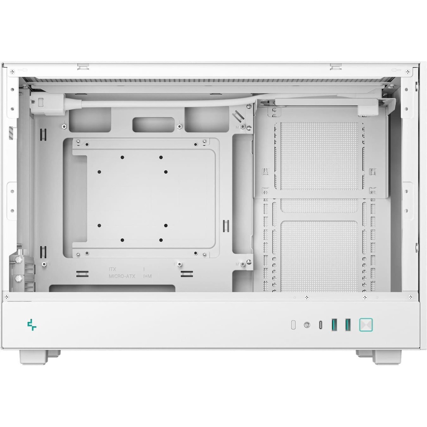 Корпус Deepcool CH260 Без БП White (R-CH260-WHNGM0-G-1)