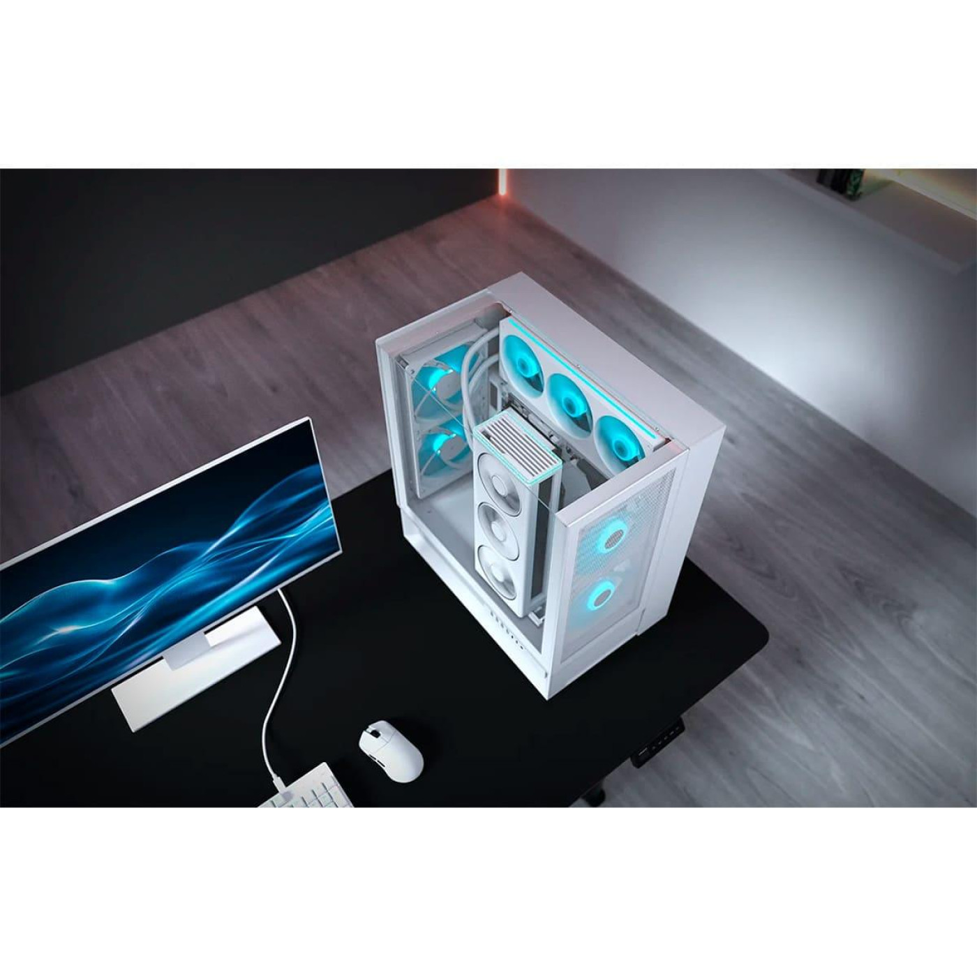 Корпус Cougar OmnyX RGB White (OMNY X RGB White) Без БП